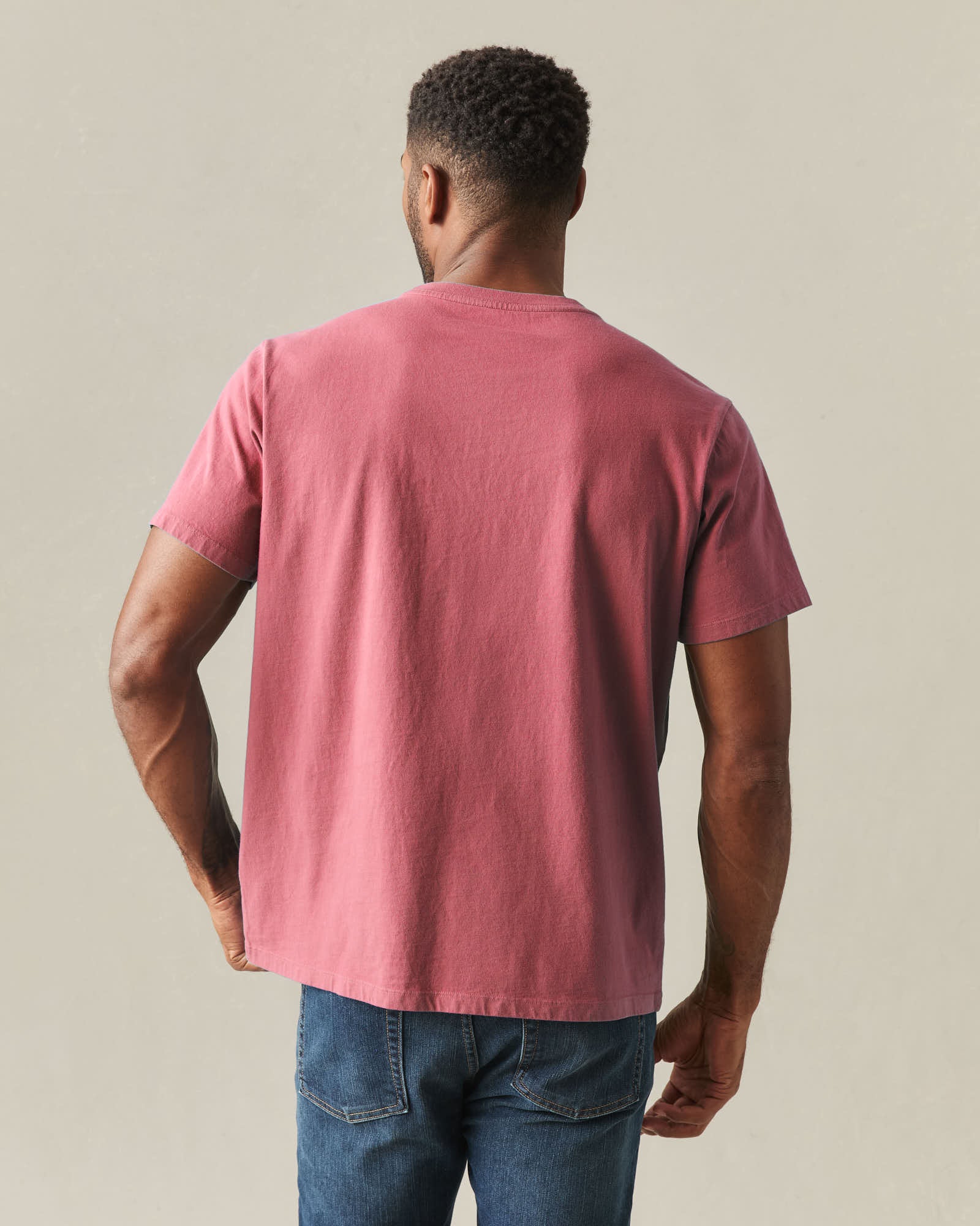 Men's Midweight Tee - Holly Berry - Image 3