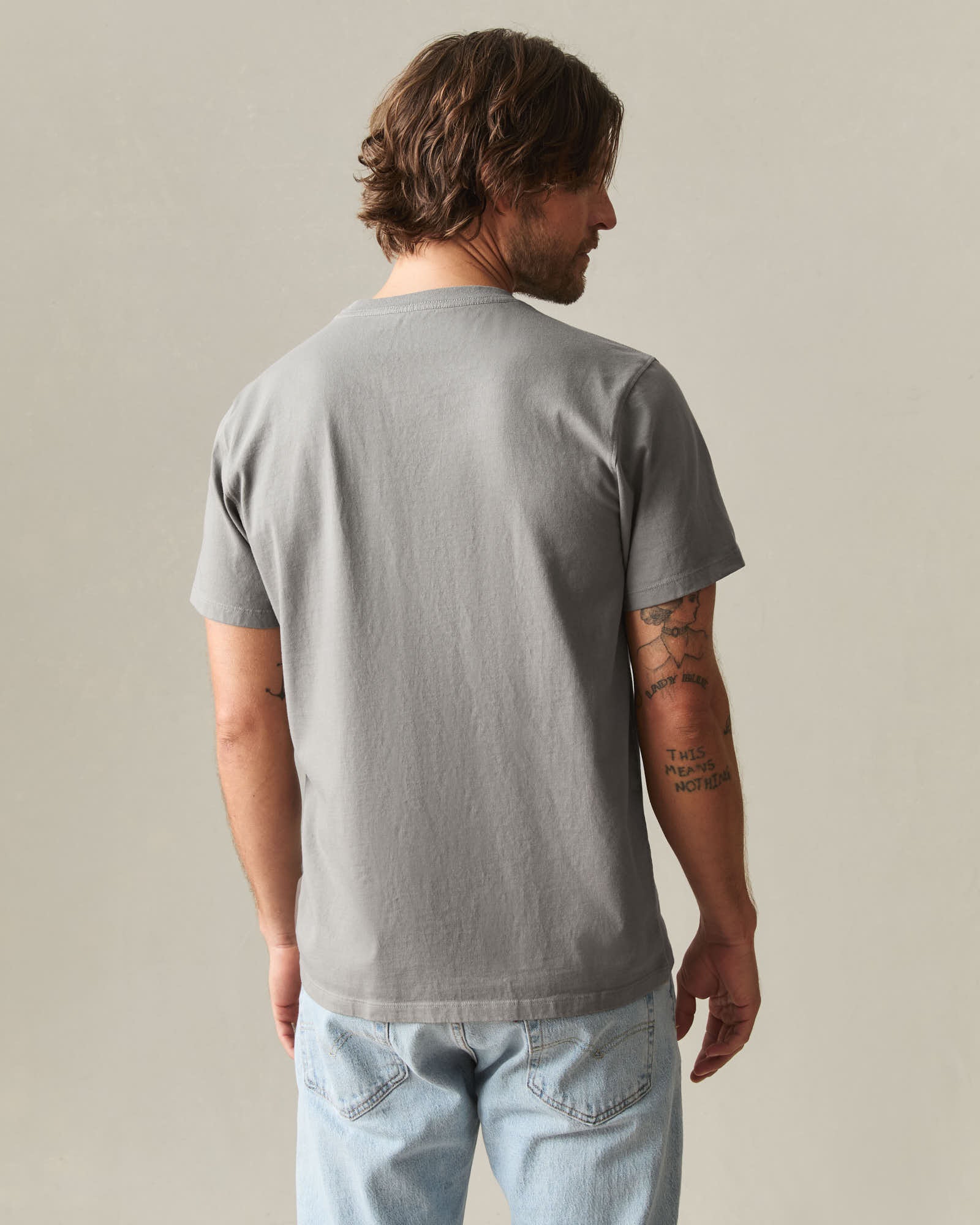 Men's Midweight Tee - Silent Storm - Image 3