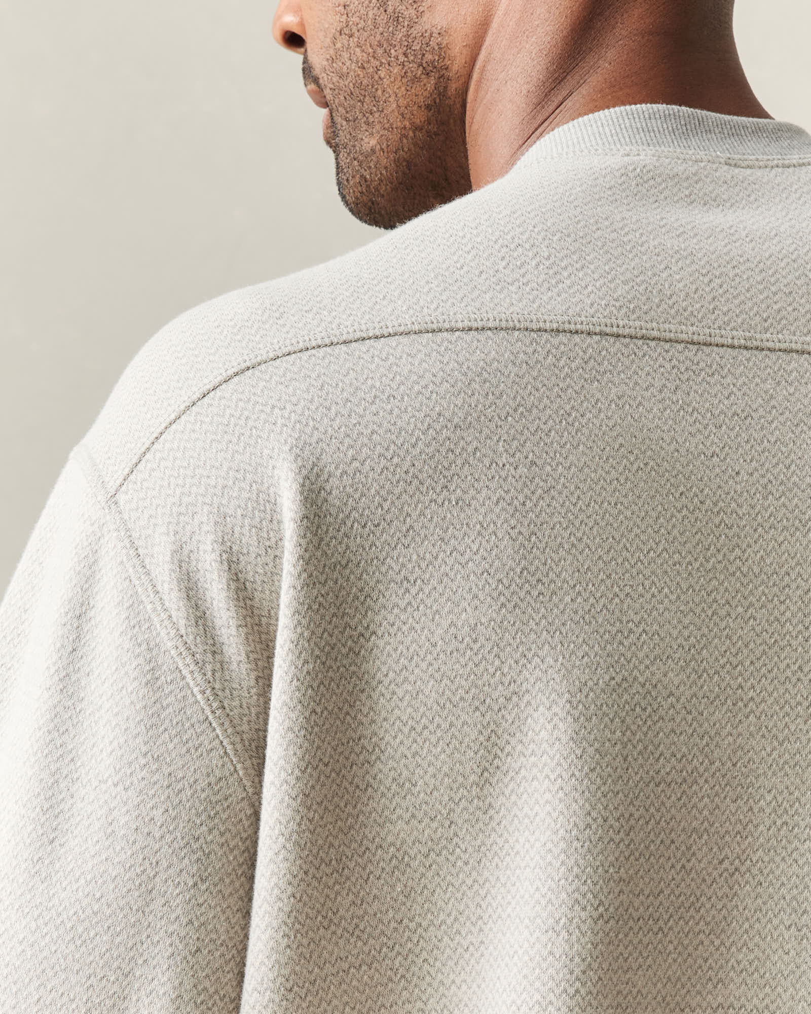 Men's Reversible Crew - Feather Grey - Image 6