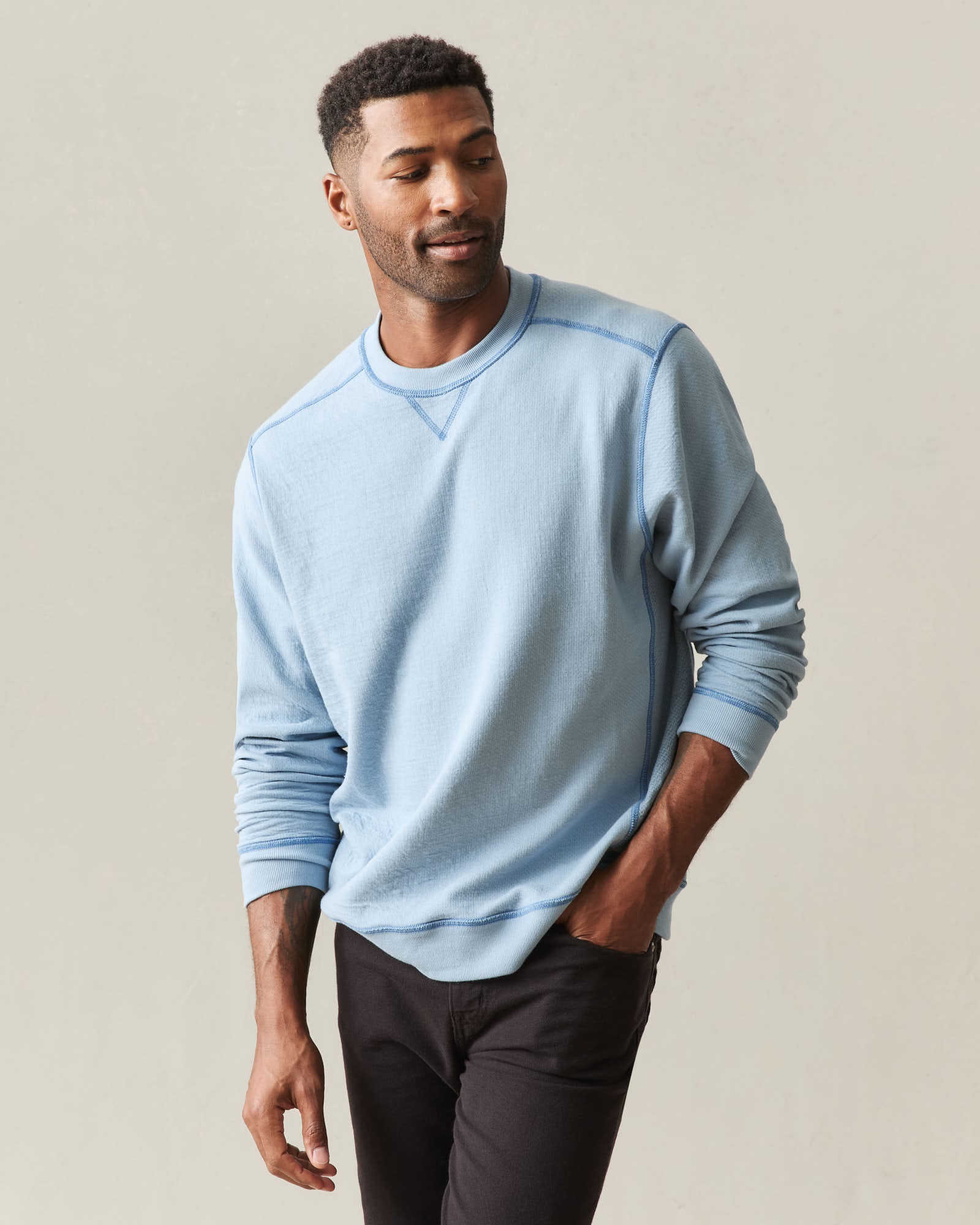 Men's Reversible Crew - Mountain Spring - Image 7