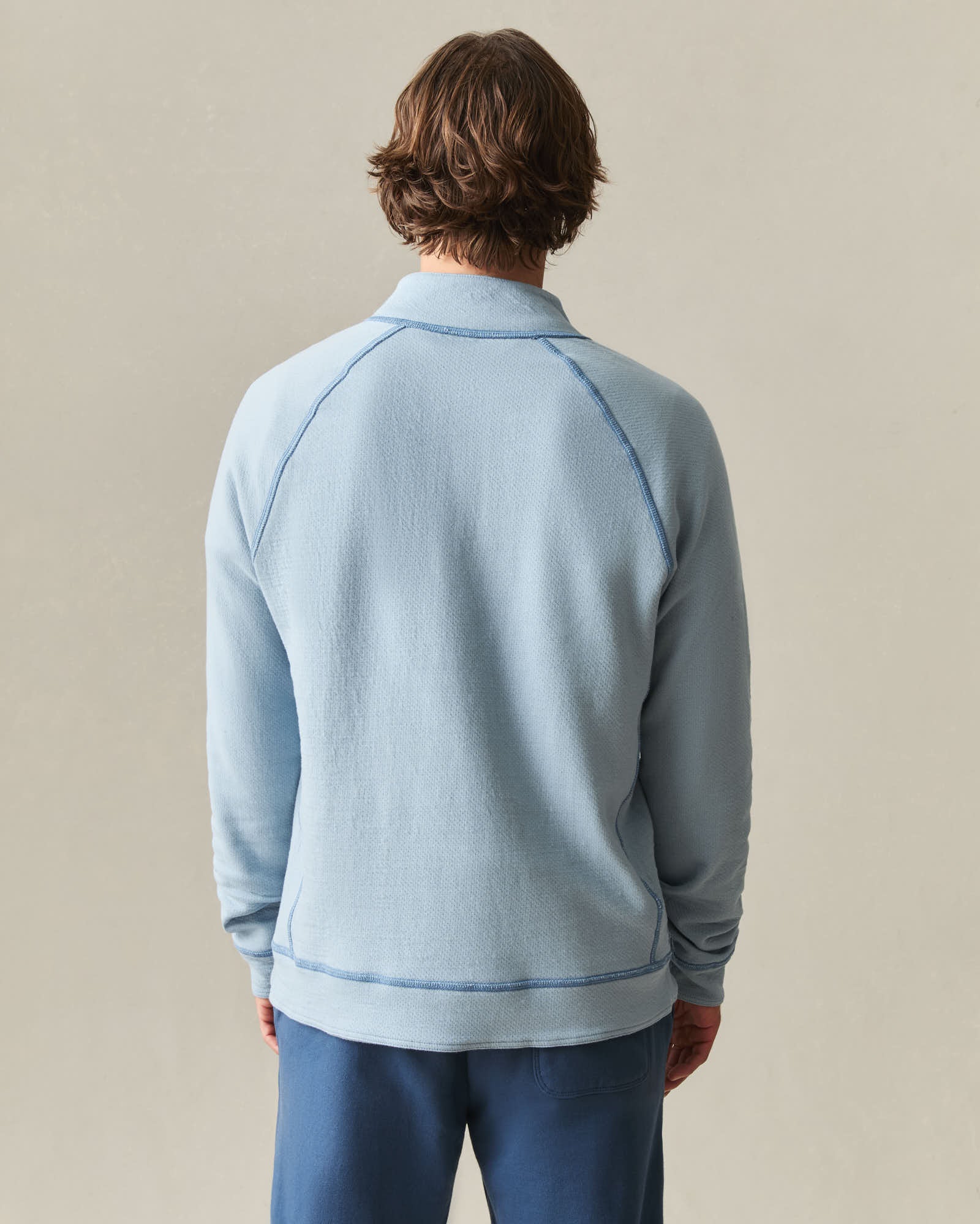Men's Reversible Half Zip - Mountain Spring - Image 8