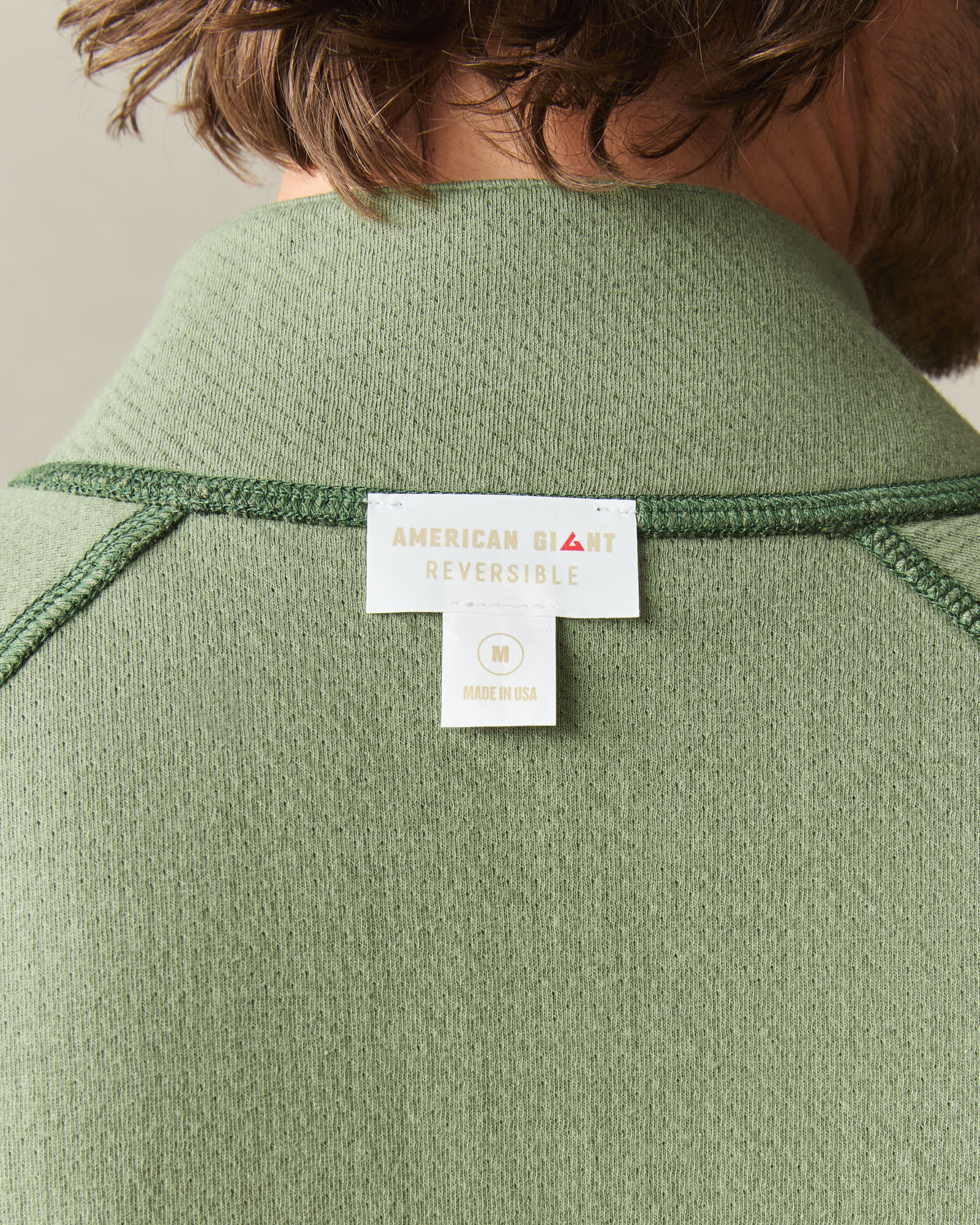 Men's Reversible Half Zip - Olvine - Image 8
