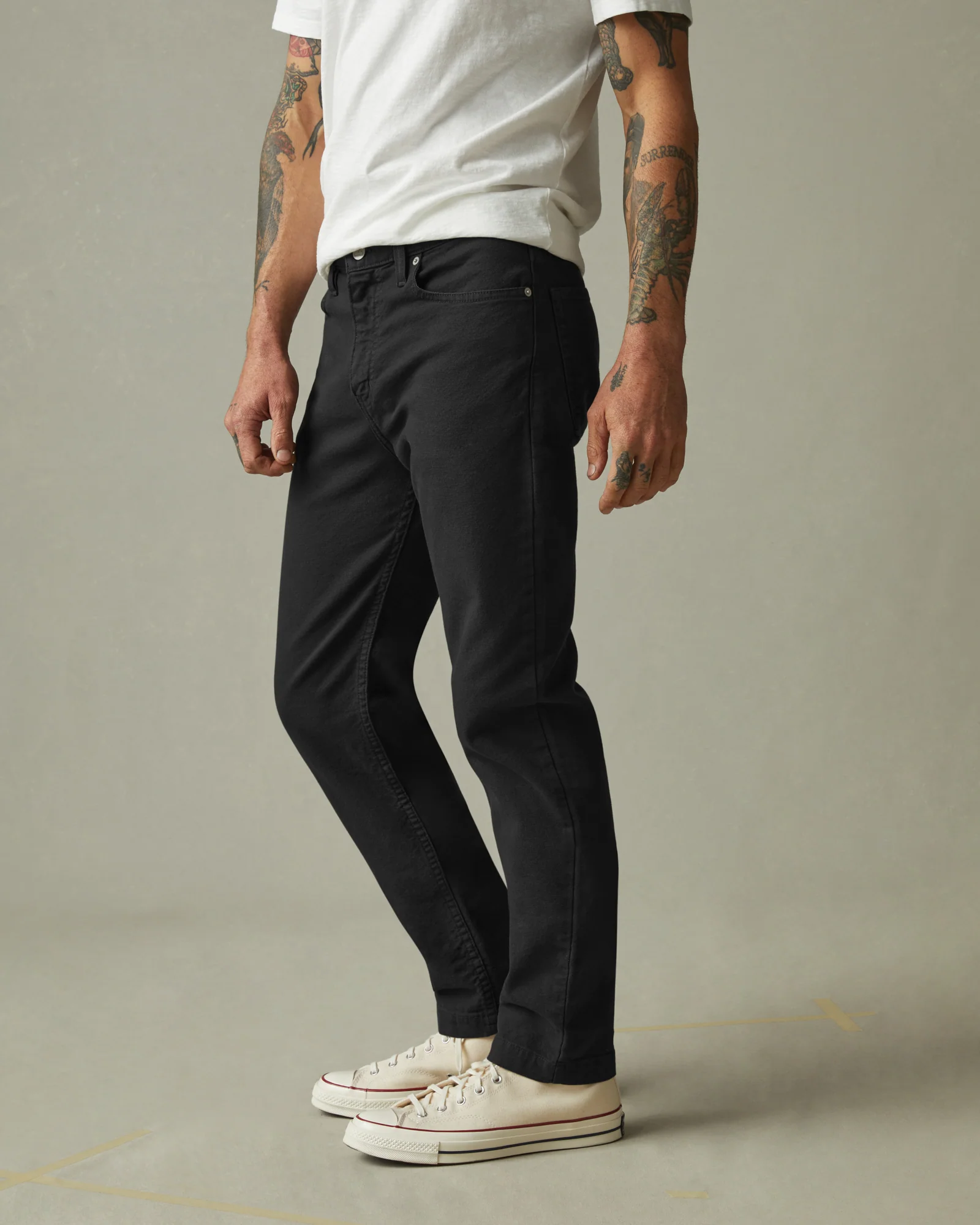 Men's Roughneck Pant Slim - Super Black - Image 2