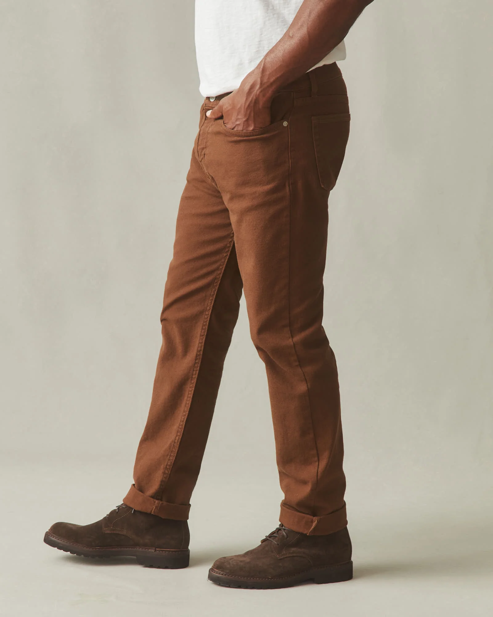 Men's Roughneck Pant Straight - Mahogany - Image 3