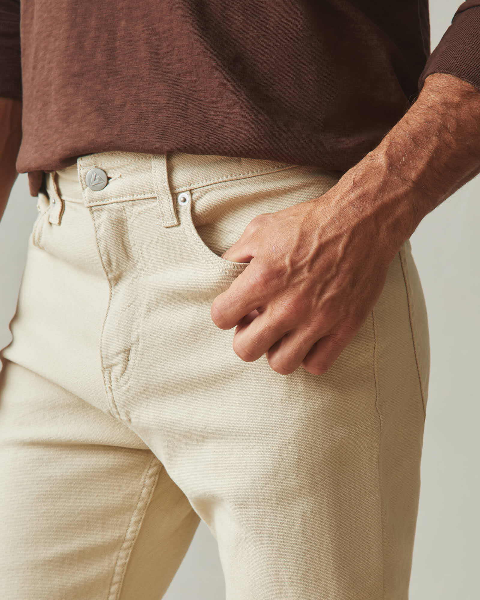 Men's Roughneck Pant Straight - Pale Khaki - Image 3