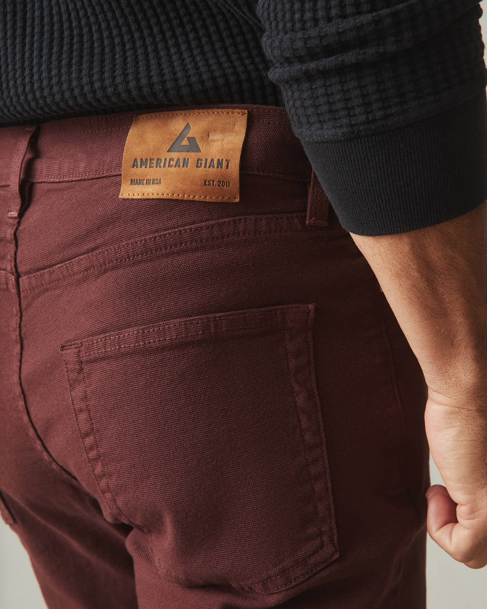 Men's Roughneck Pant Straight - Rum Raisin - Image 4