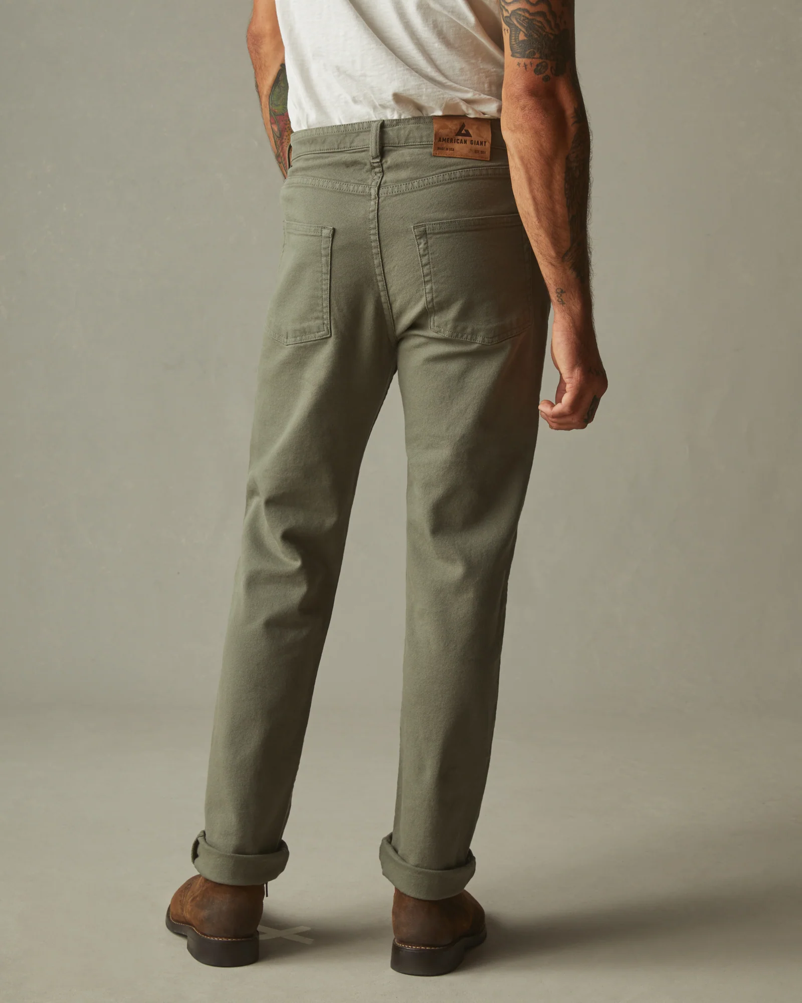 Men's Roughneck Pant Straight - Tea Leaf - Image 3