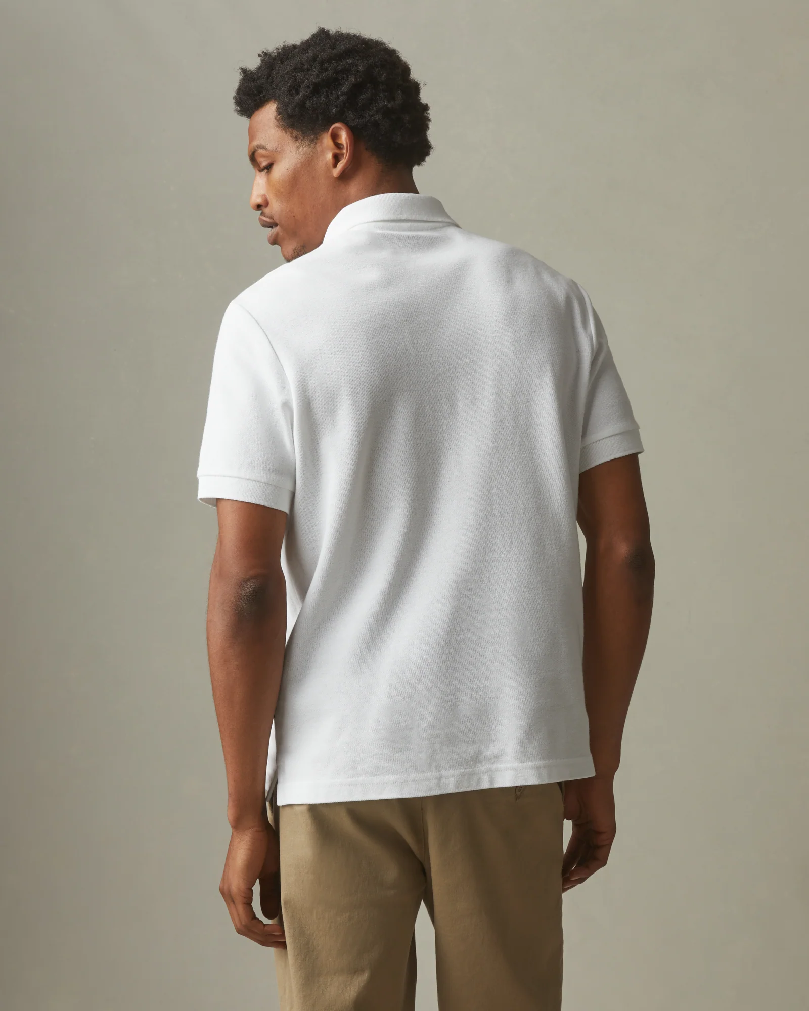 Men's Standard Polo - White - Image 3