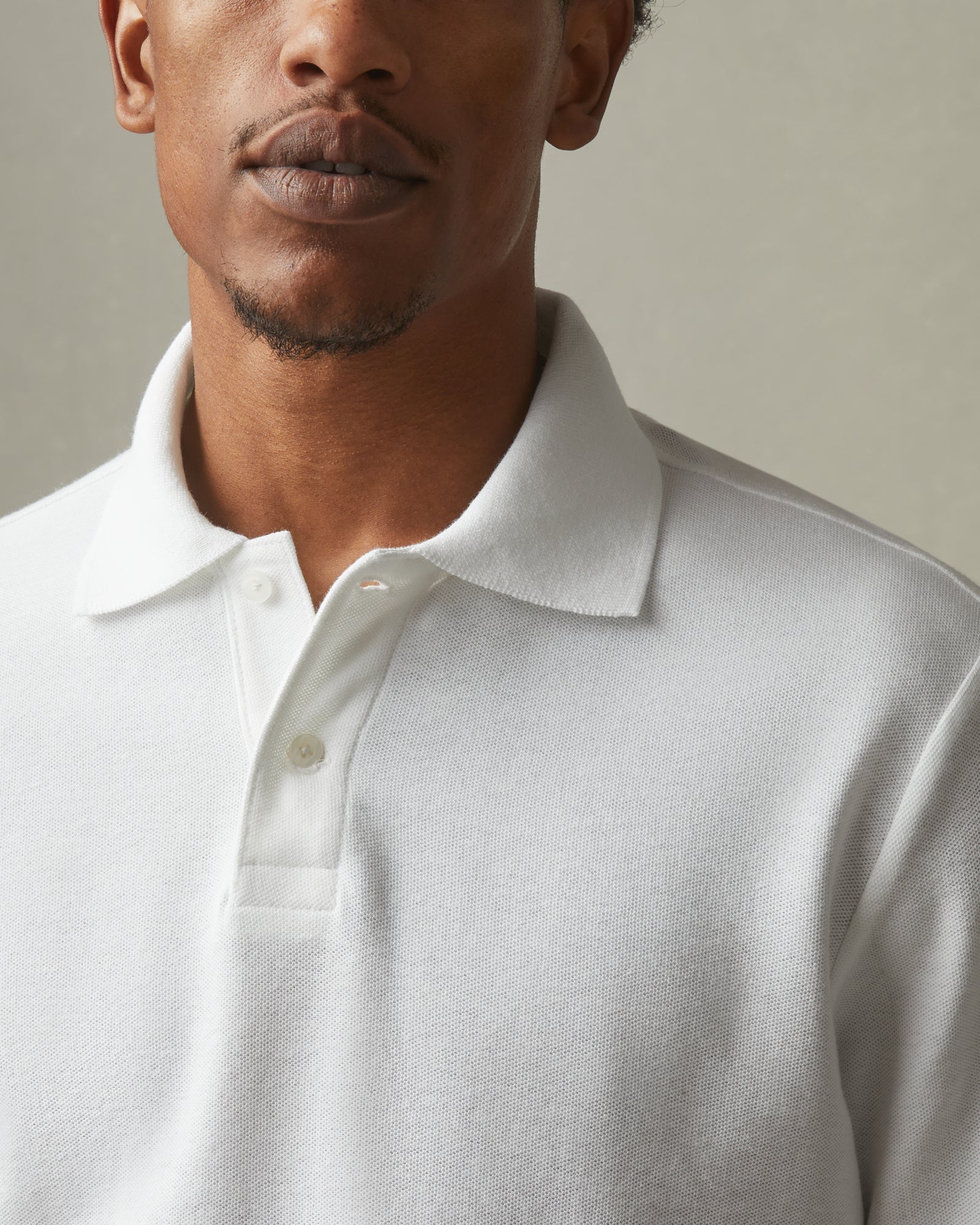 Men's Standard Polo - White - Image 4