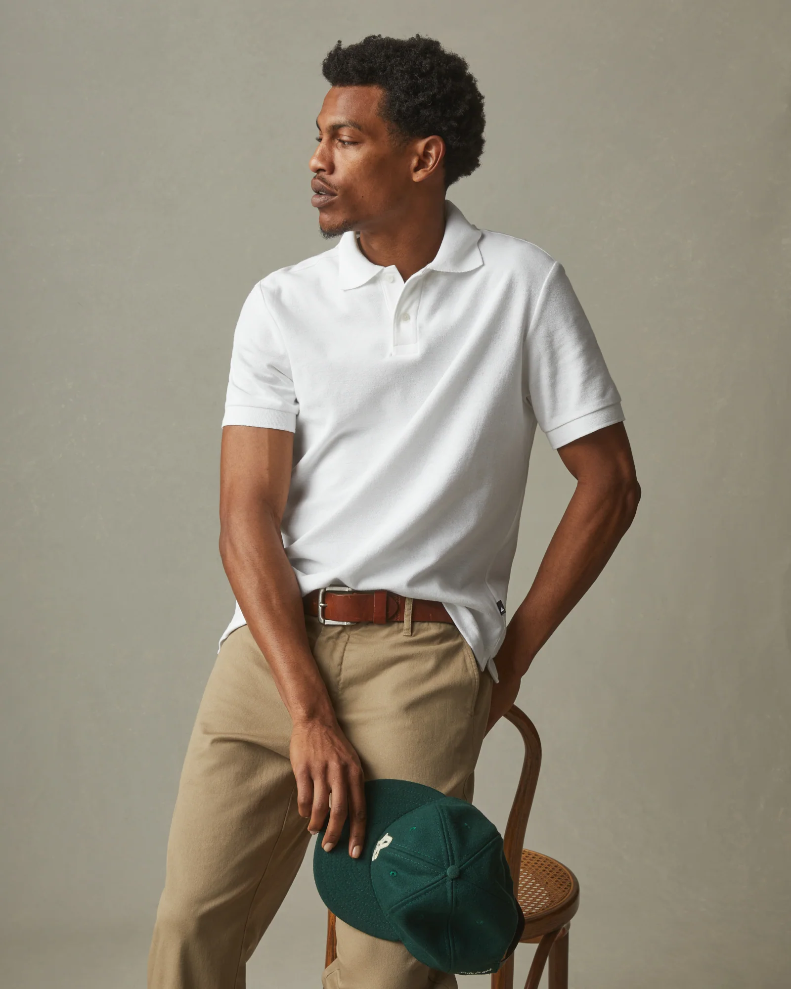Men's Standard Polo - White - Image 5