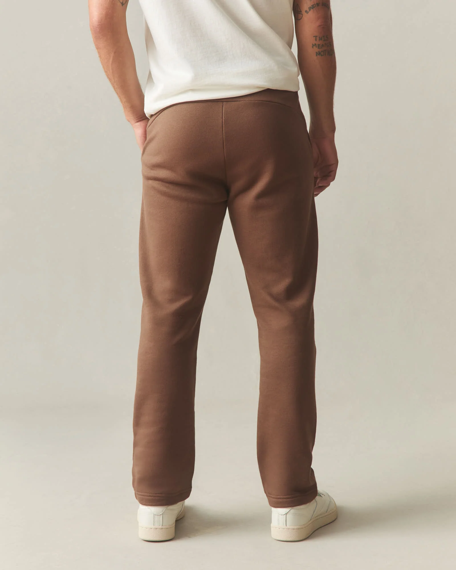 Men's Straight Sweatpant - Cocoa - Image 4