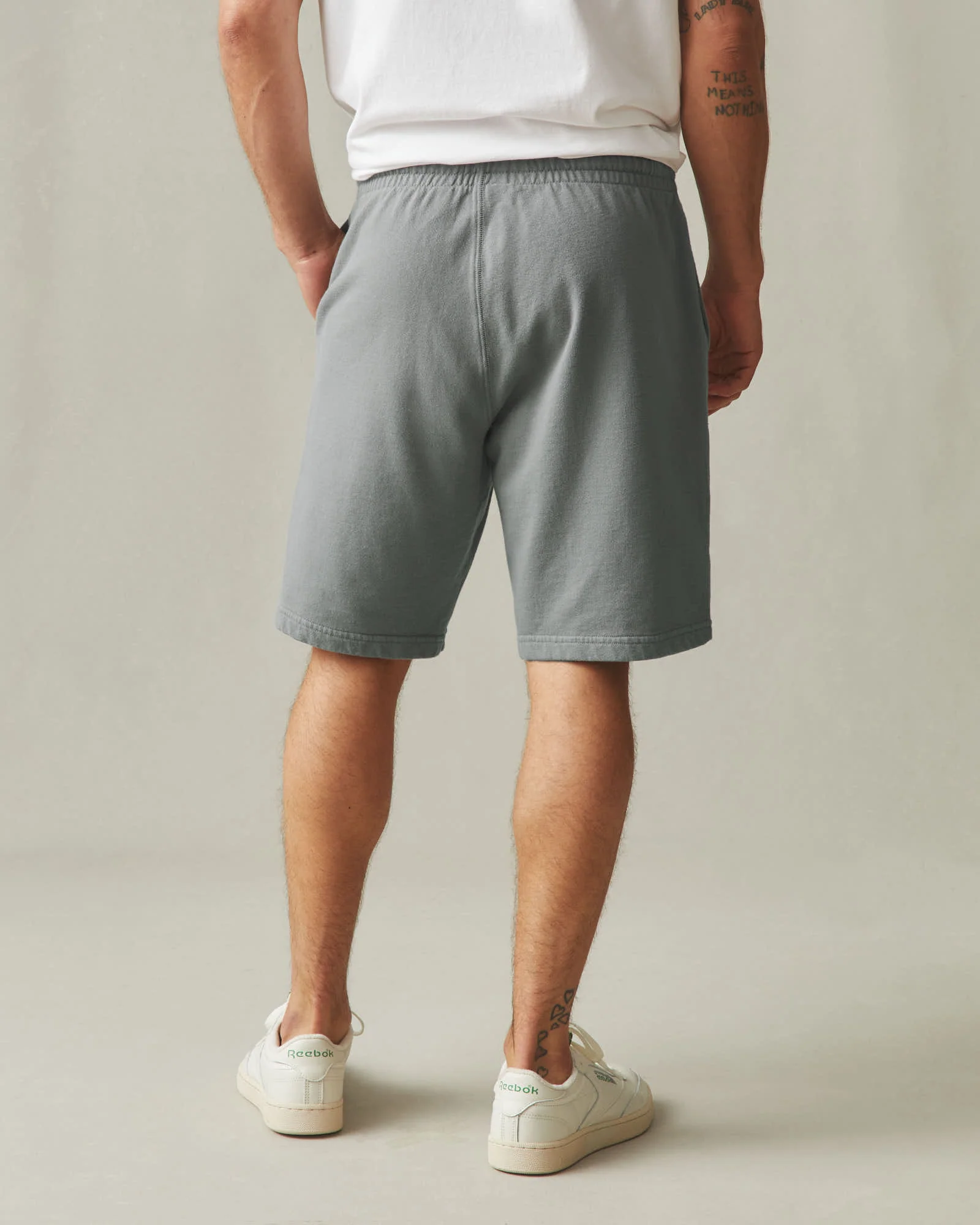 Men's Sweatshort - Monument - Image 4