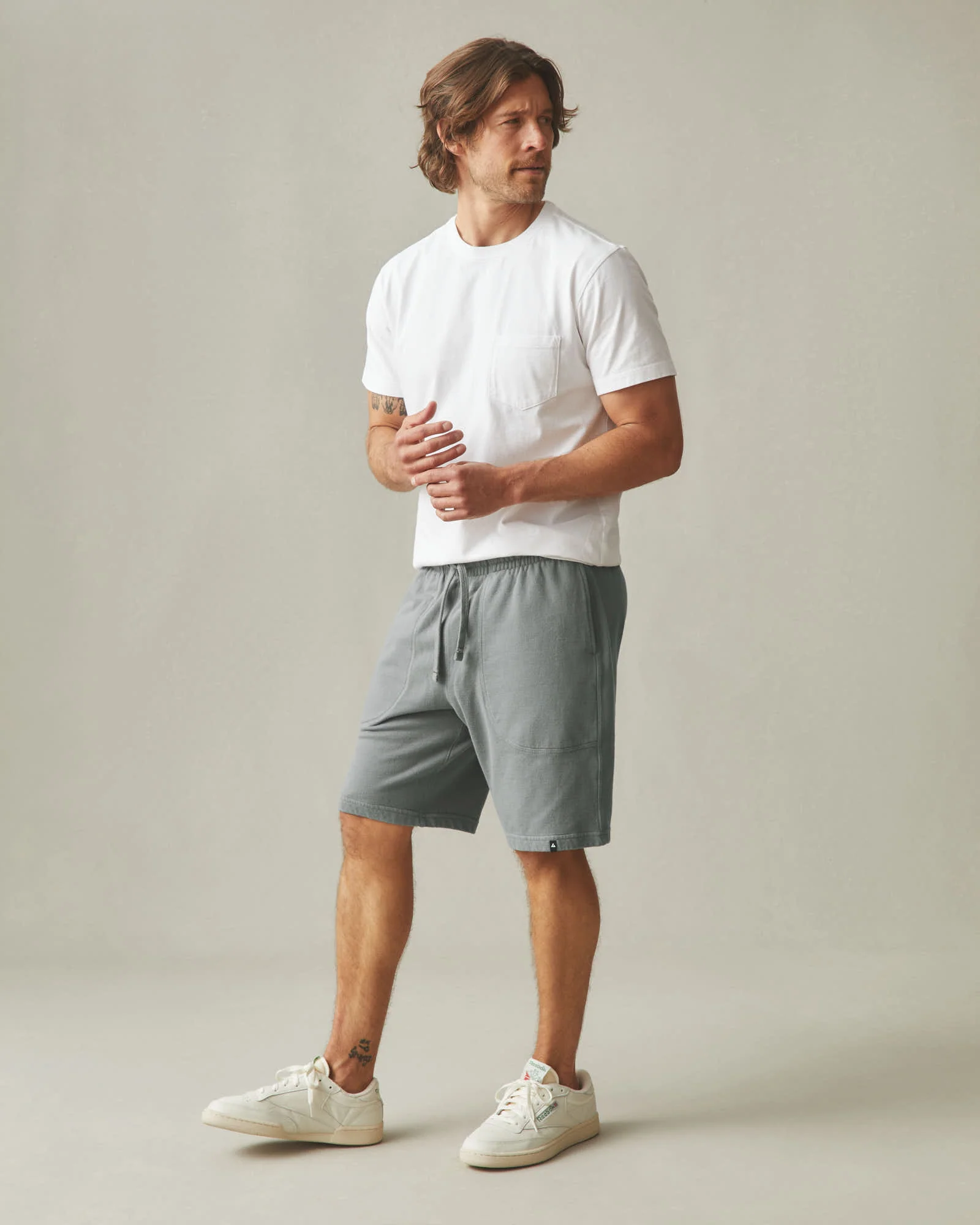 Men's Sweatshort - Monument - Image 6