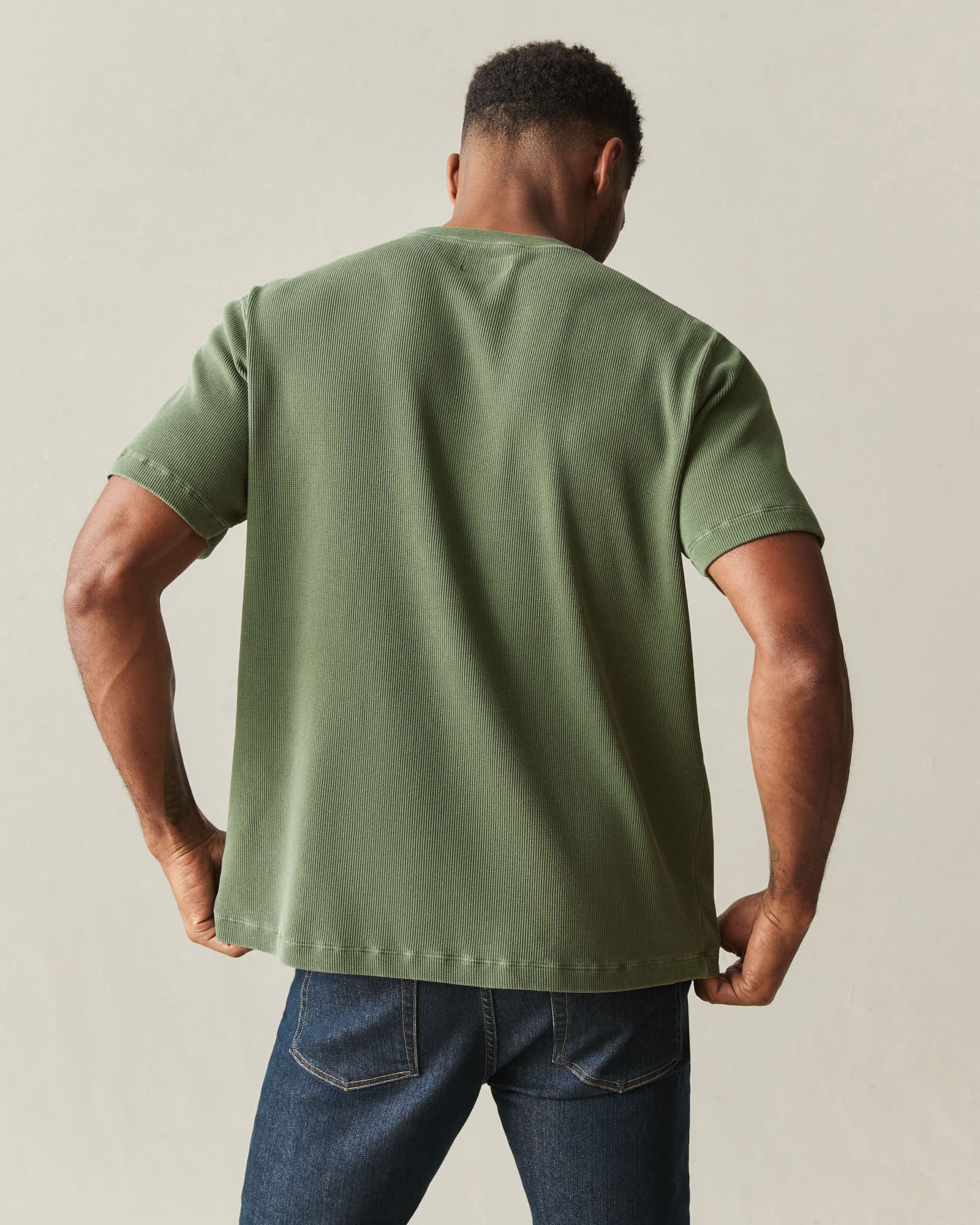 Men's Thermal Tee - Fern - Image 4