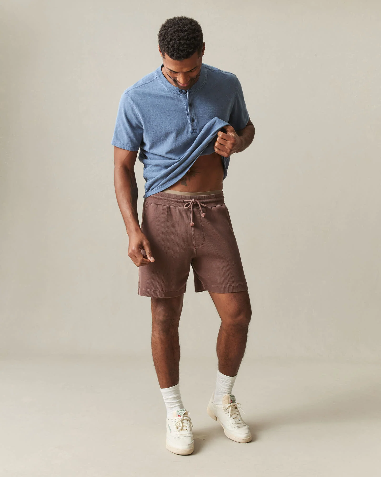 Men's Thermal Shorts - Tiramisu - Image 6