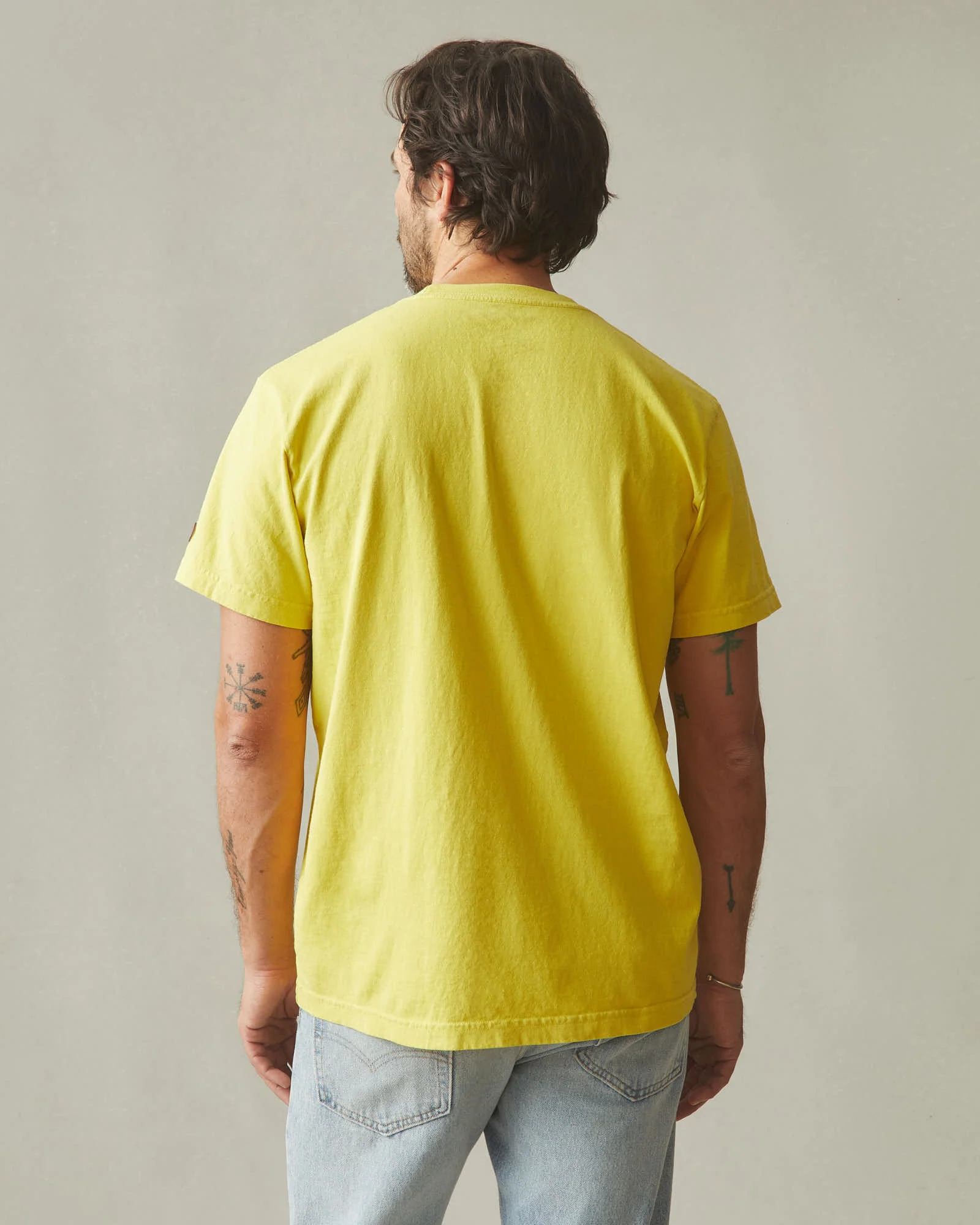 Men's Vintage Crew Tee - Washed Snake Eye - Image 3