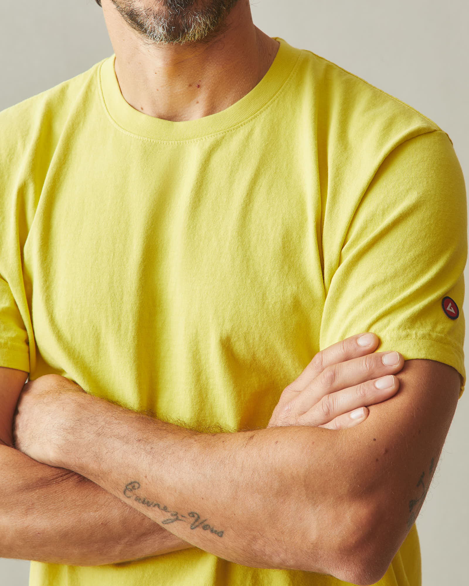 Men's Vintage Crew Tee - Washed Snake Eye - Image 4