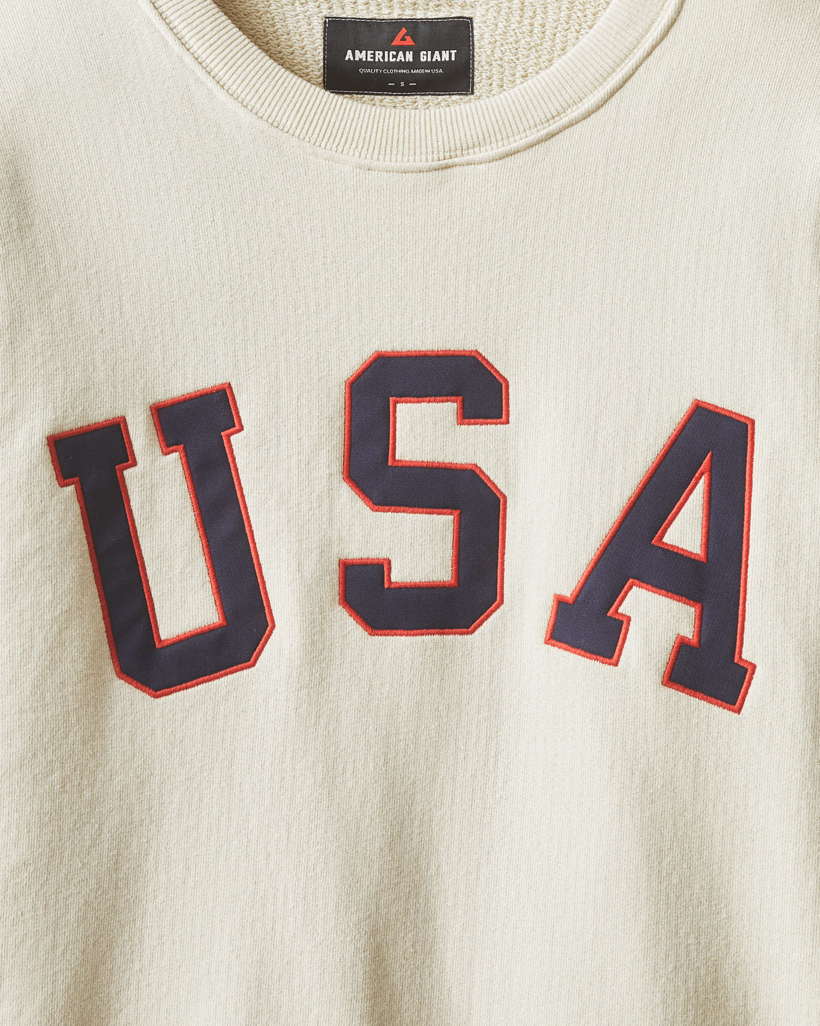 Unisex Relaxed French Terry USA Crew - Turtledove - Image 8