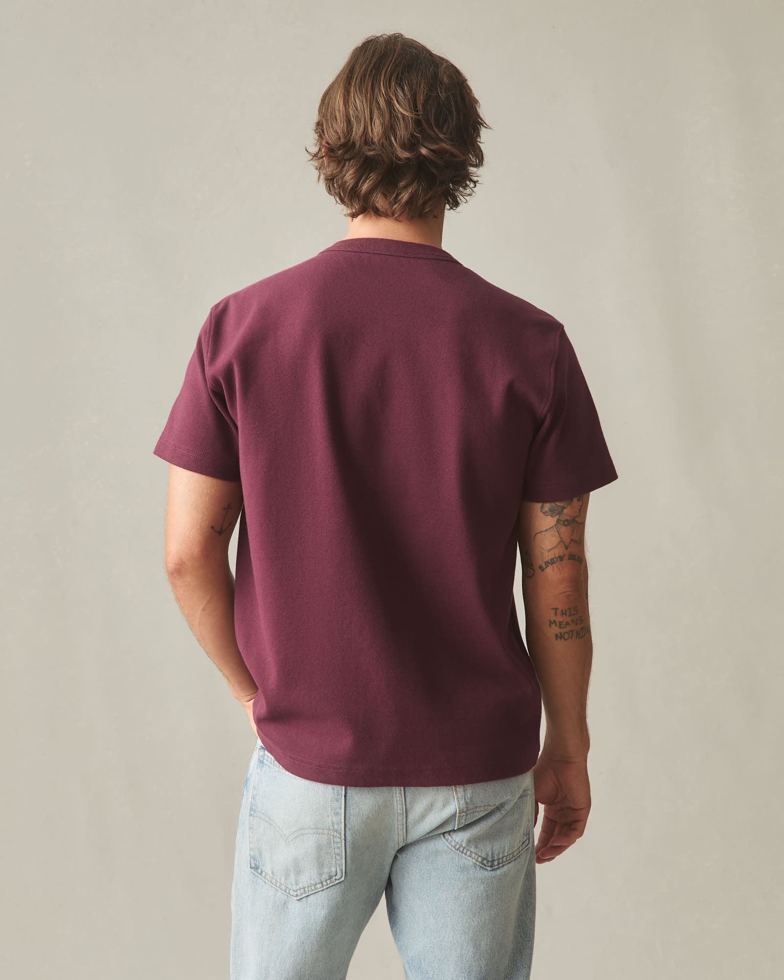Men's Rib Tee - Black Amber - Image 5