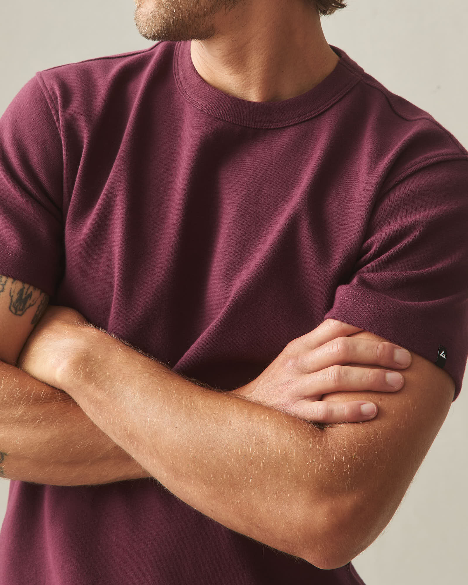 Men's Rib Tee - Black Amber - Image 6