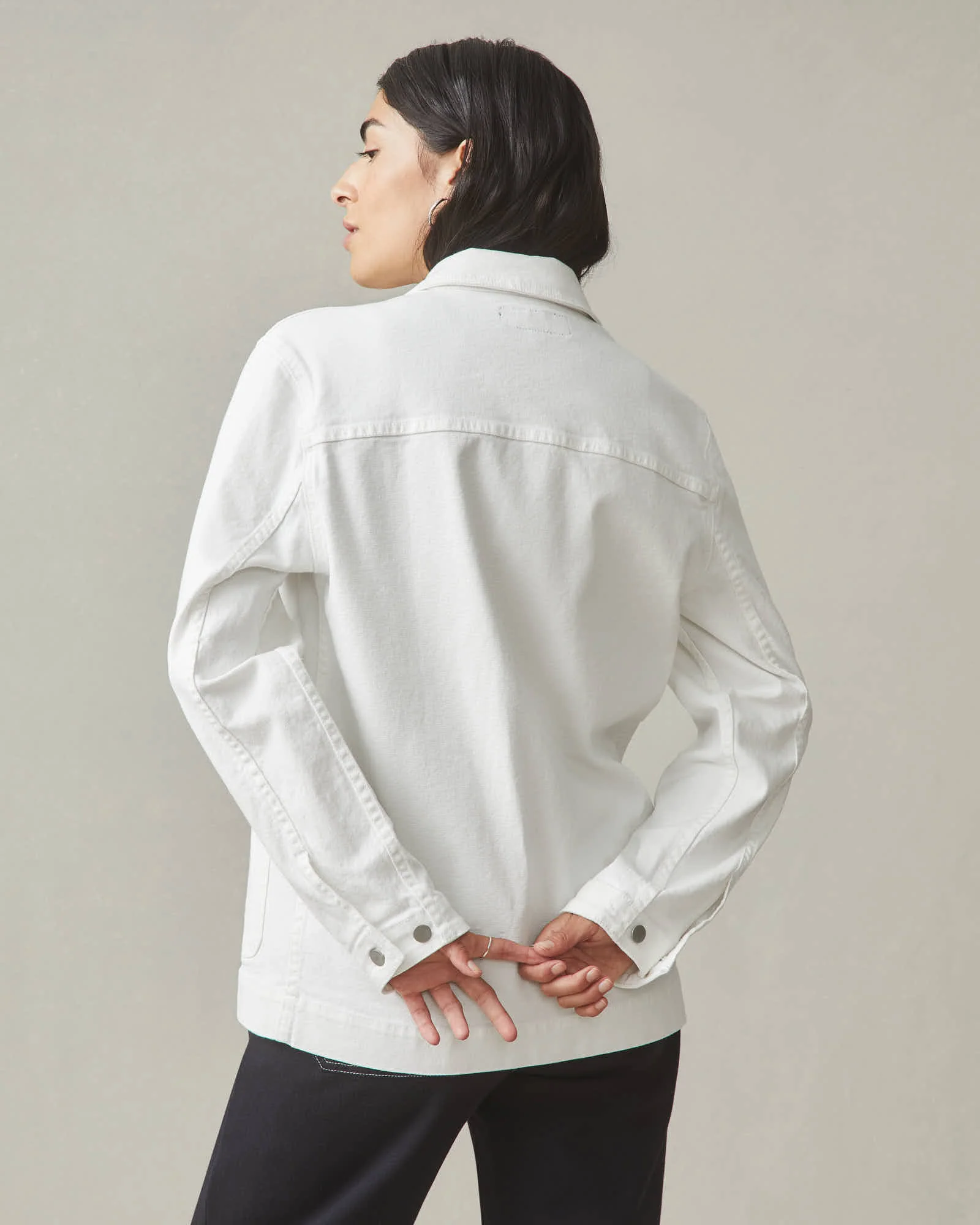 Unisex Roughneck Chore Jacket - Natural - Image 5