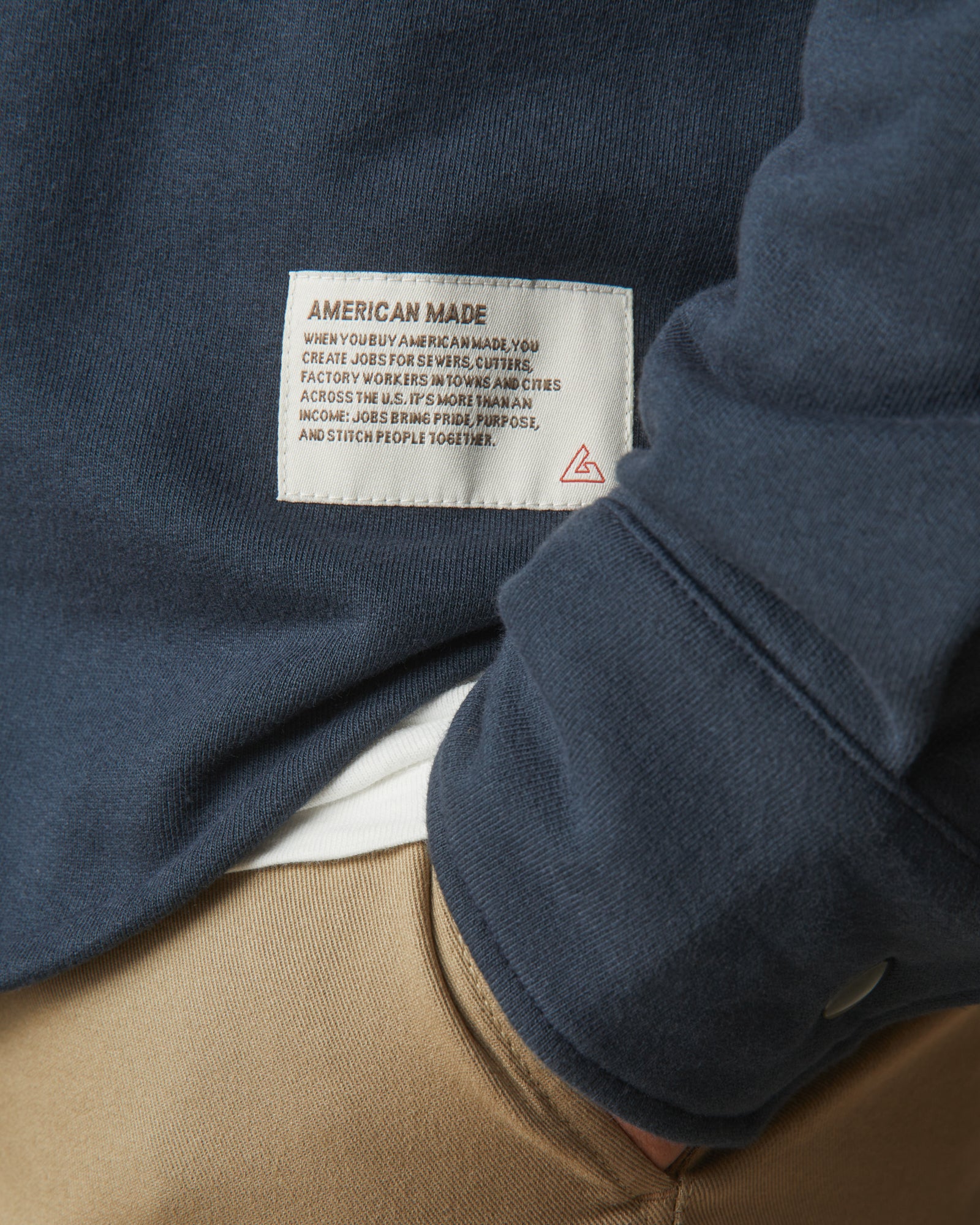 Unisex Redwood Fleece Overshirt - Heritage Navy - Image 6