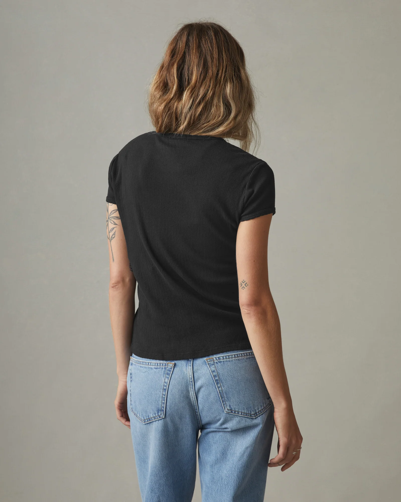 Women's Baby Tee - Black - Image 3