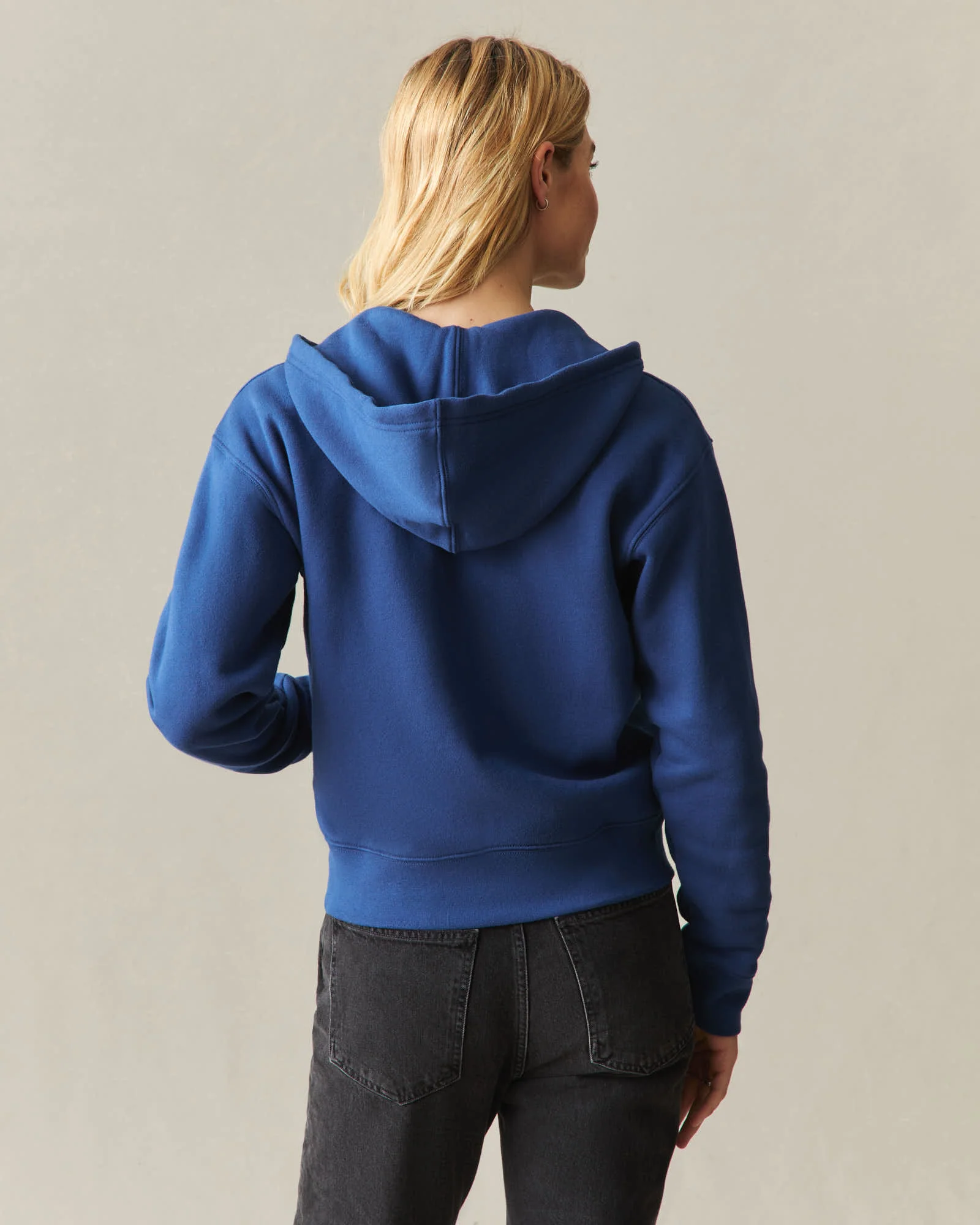 Women's Midweight Full Zip - Estate Blue - Image 3