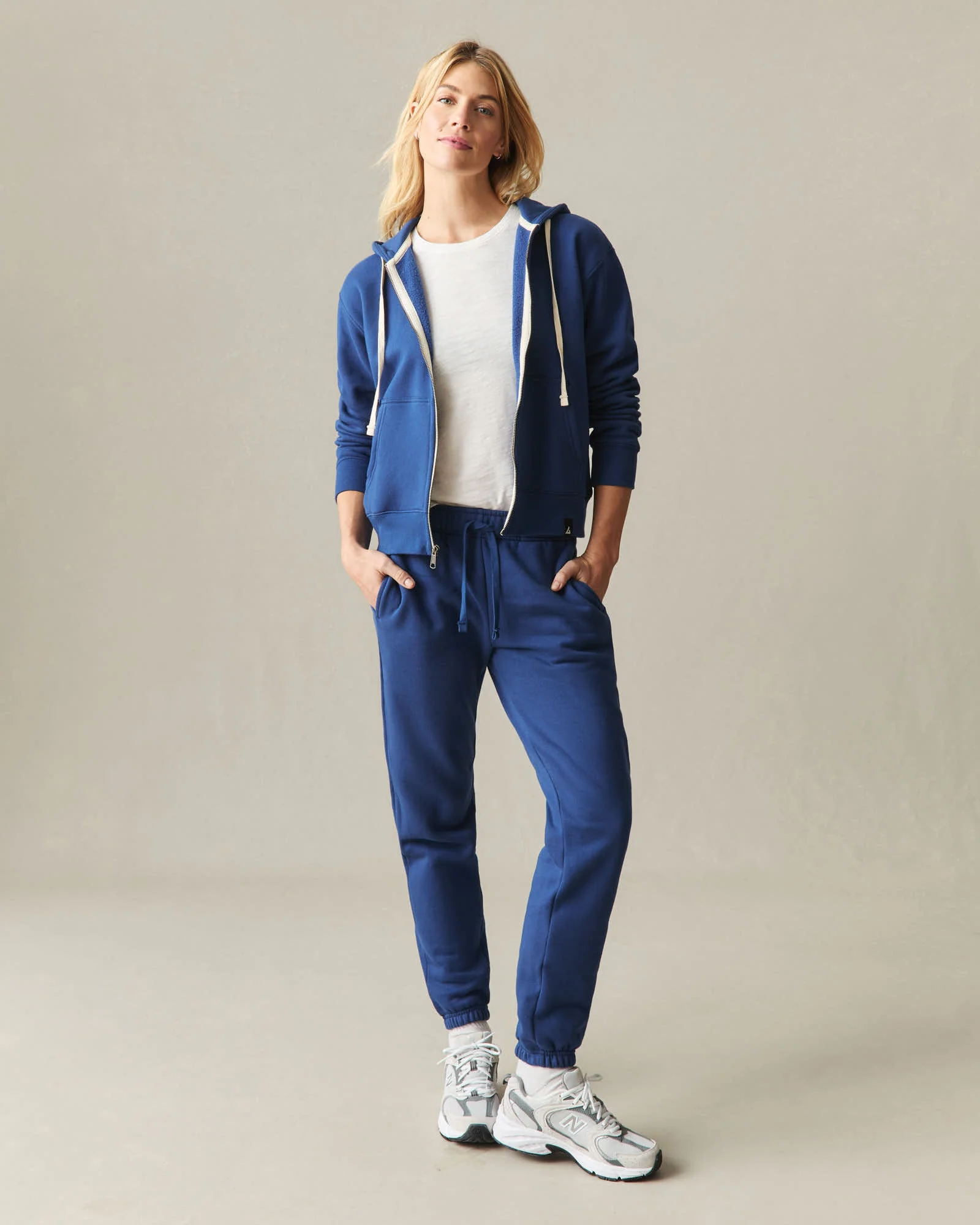 Women's Midweight Full Zip - Estate Blue - Image 6
