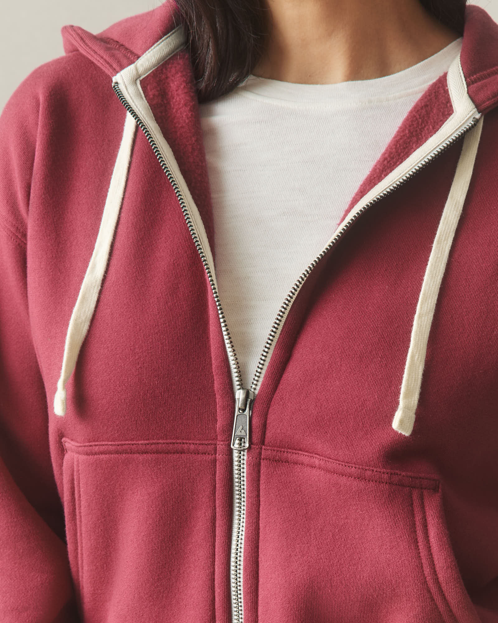 Women's Midweight Full Zip - Holly Berry - Image 2