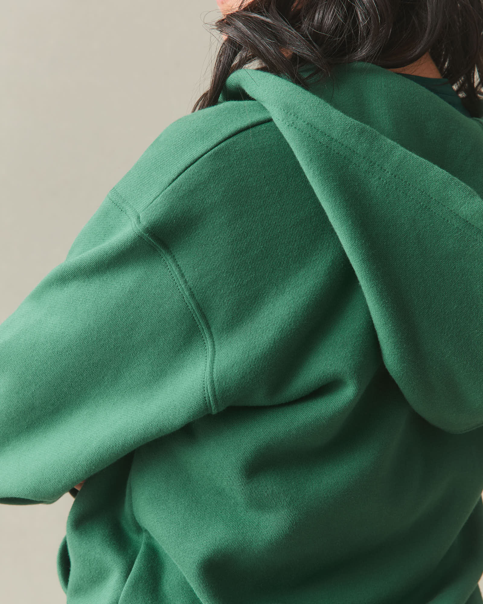 Women's Midweight Full Zip - Hunter Green - Image 5