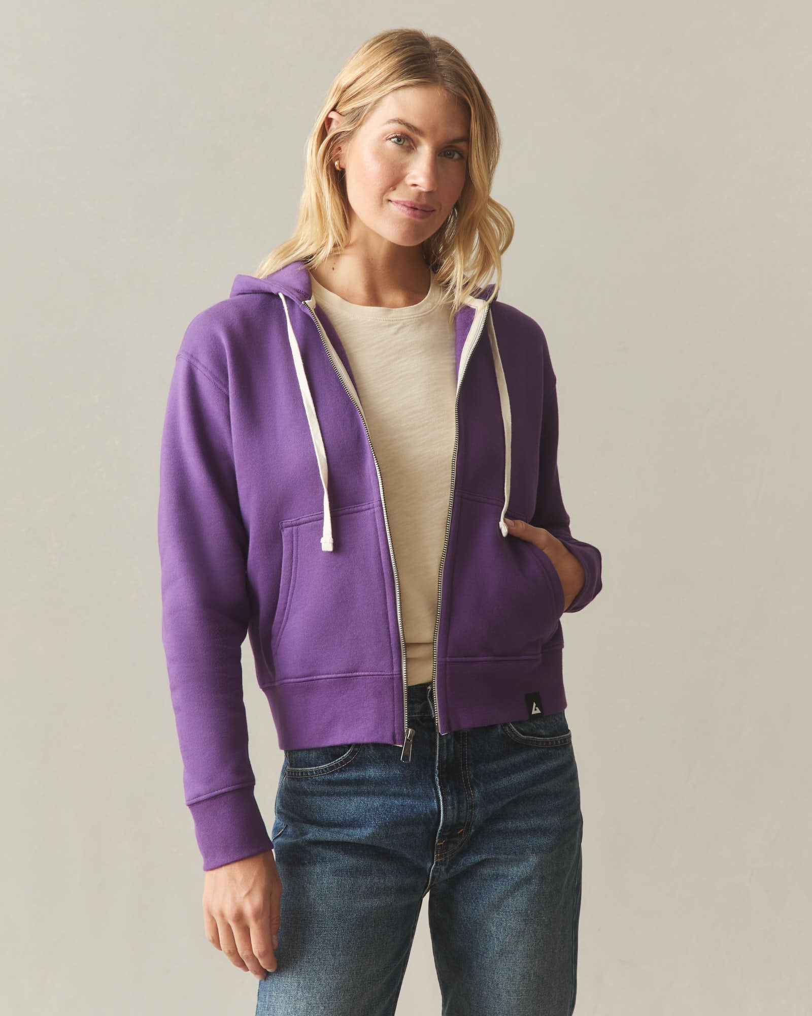 Women's Midweight Full Zip - Majesty - Image 2