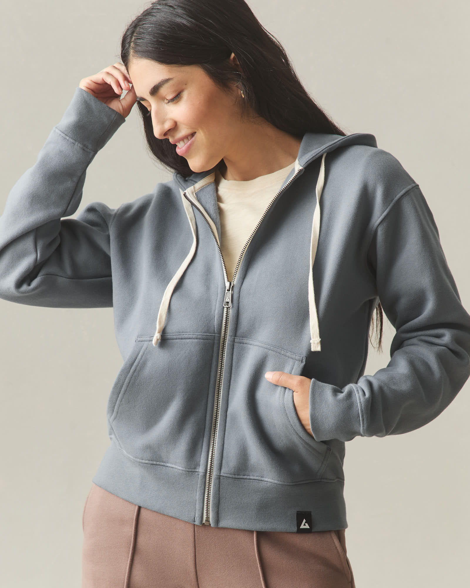Women's Carolina Midweight Full Zip - Monument - Image 3