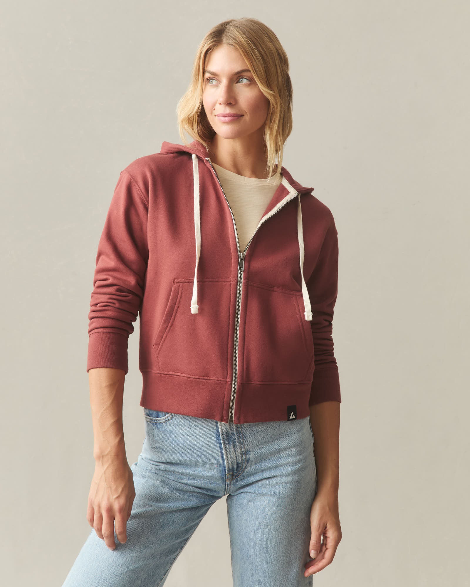 Women's Midweight Full Zip - Spiced Apple - Image 2