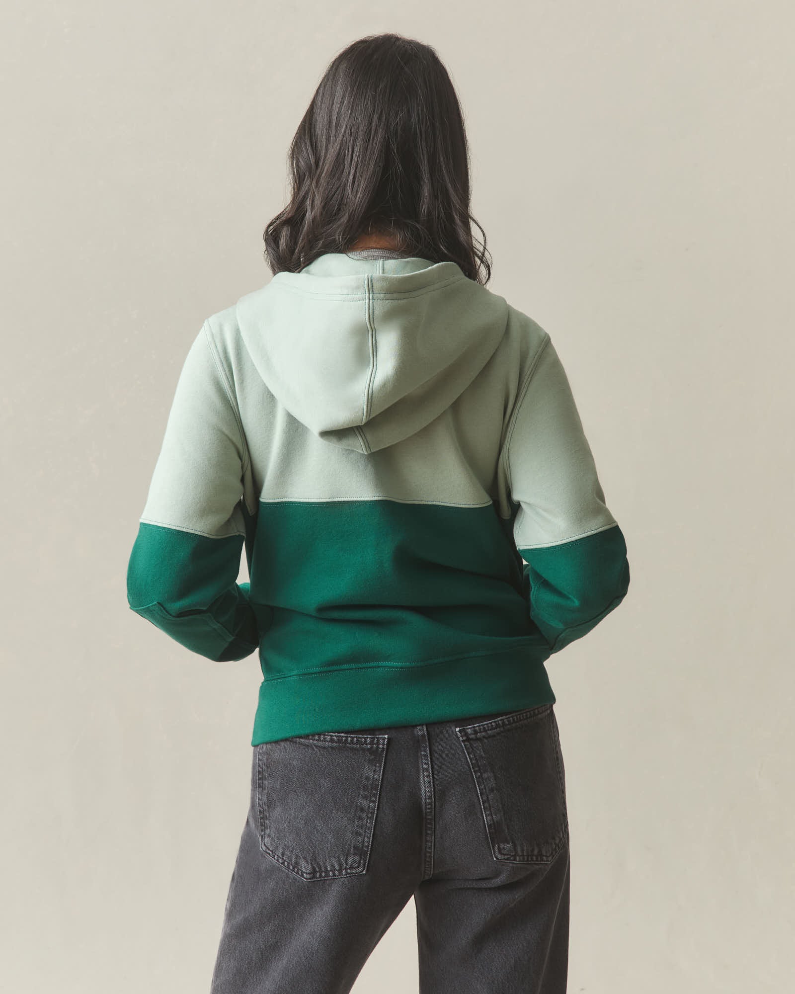 Women's Classic Full Zip Split Seam Vault - Botanical Garden Green Milieu - Image 5