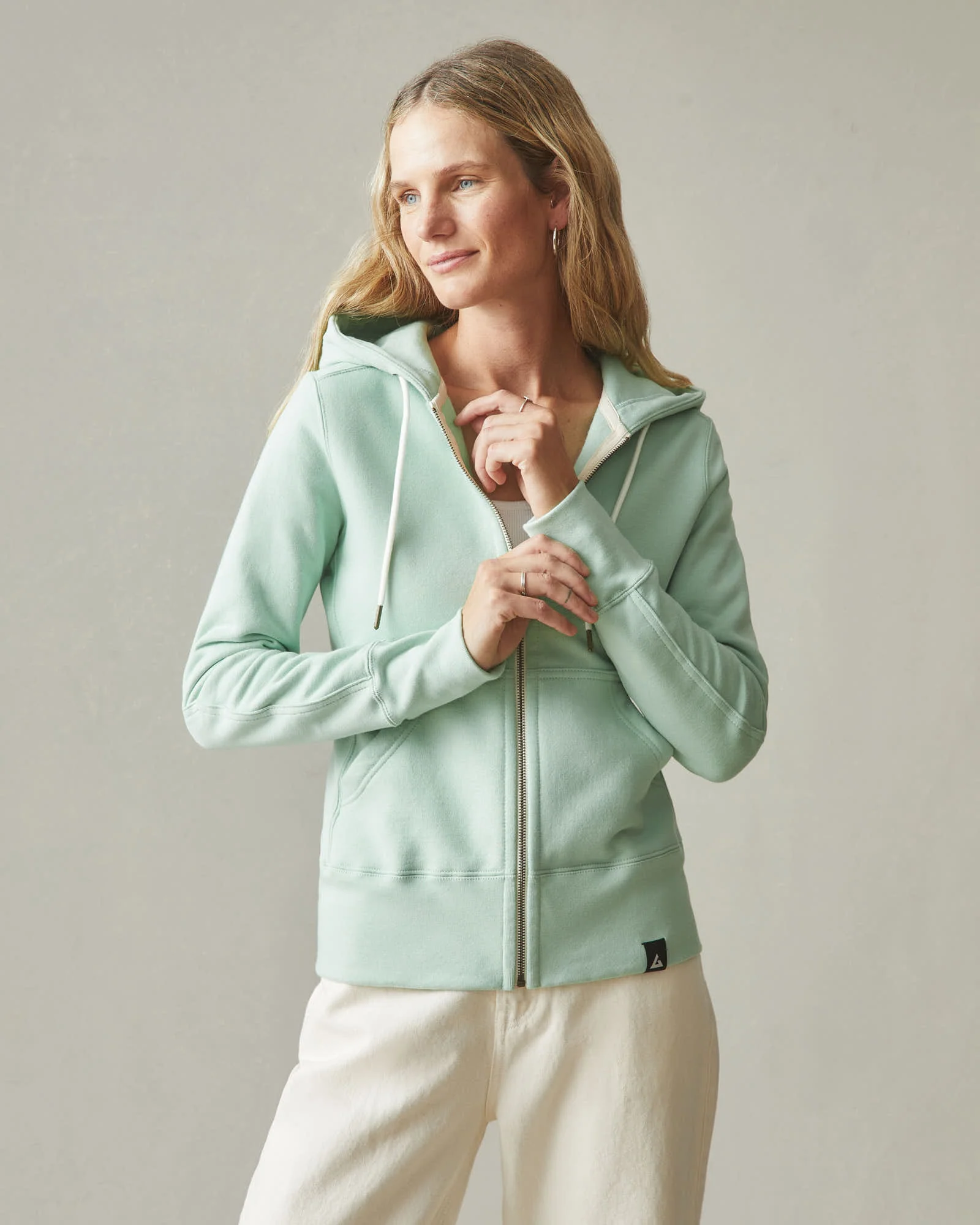 Women's Classic Full Zip - Grayed Jade - Image 2