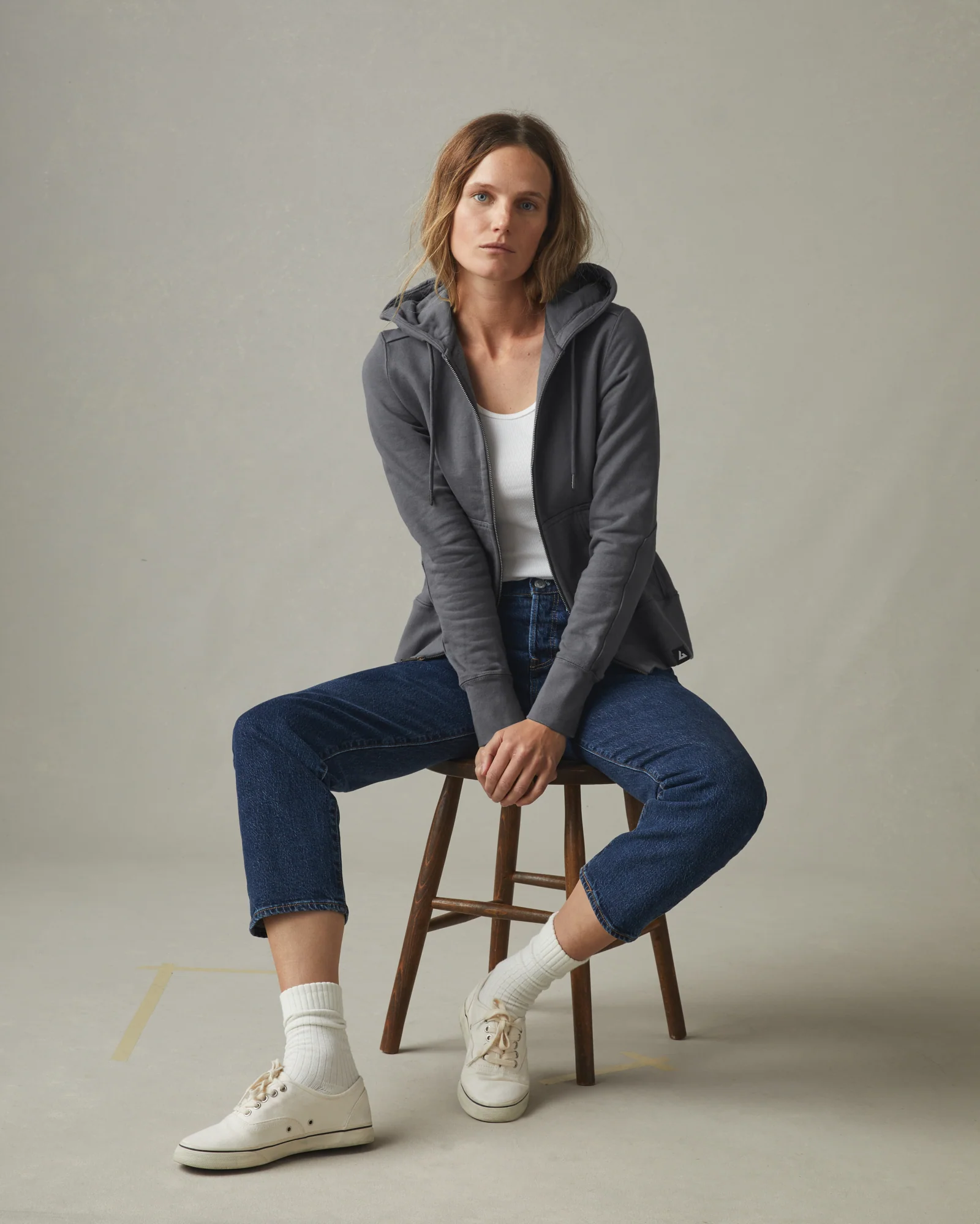 Women's Classic Full Zip - Iron - Image 7