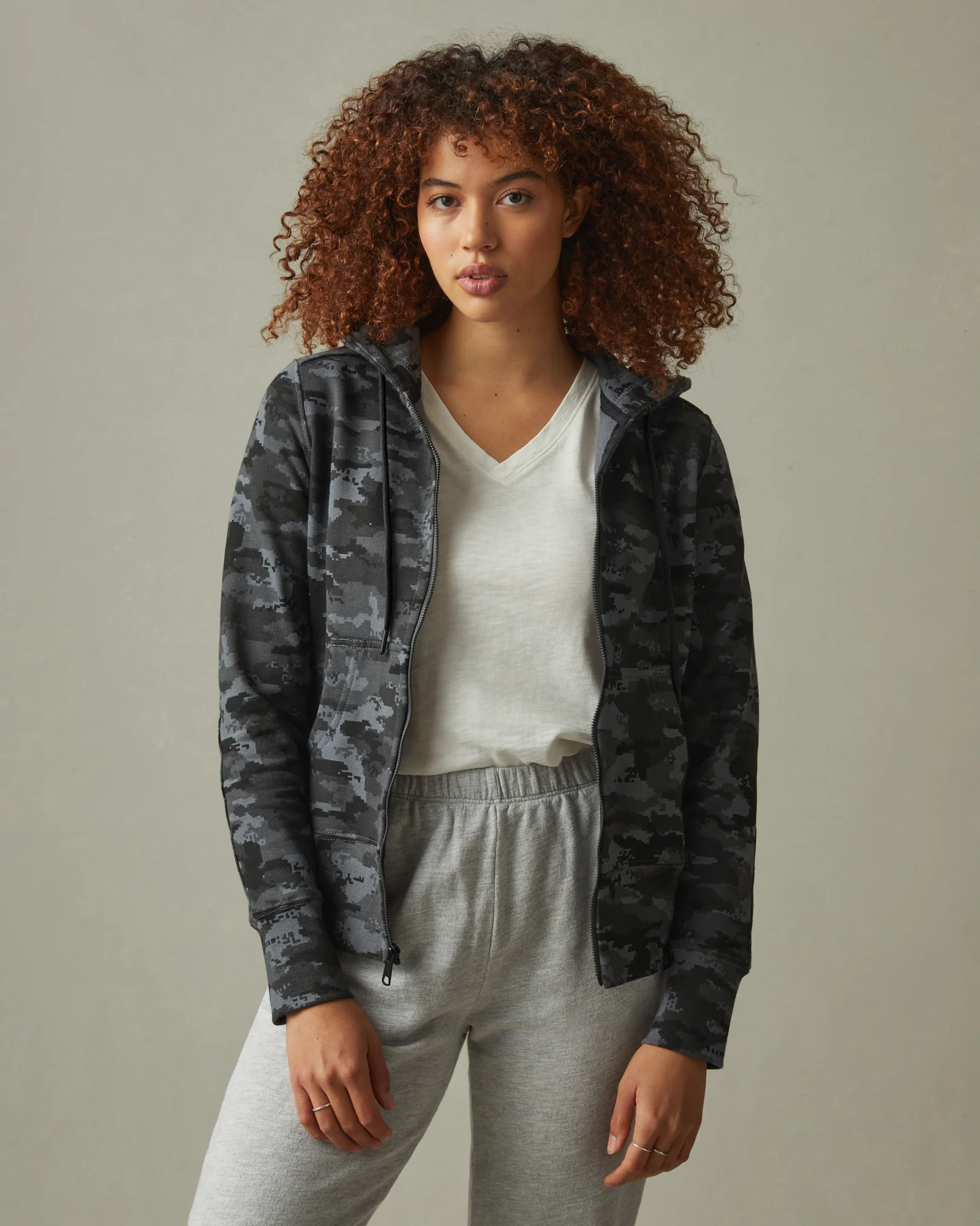 Women's Classic Full Zip - Iron Gate Digital Camo - Image 4