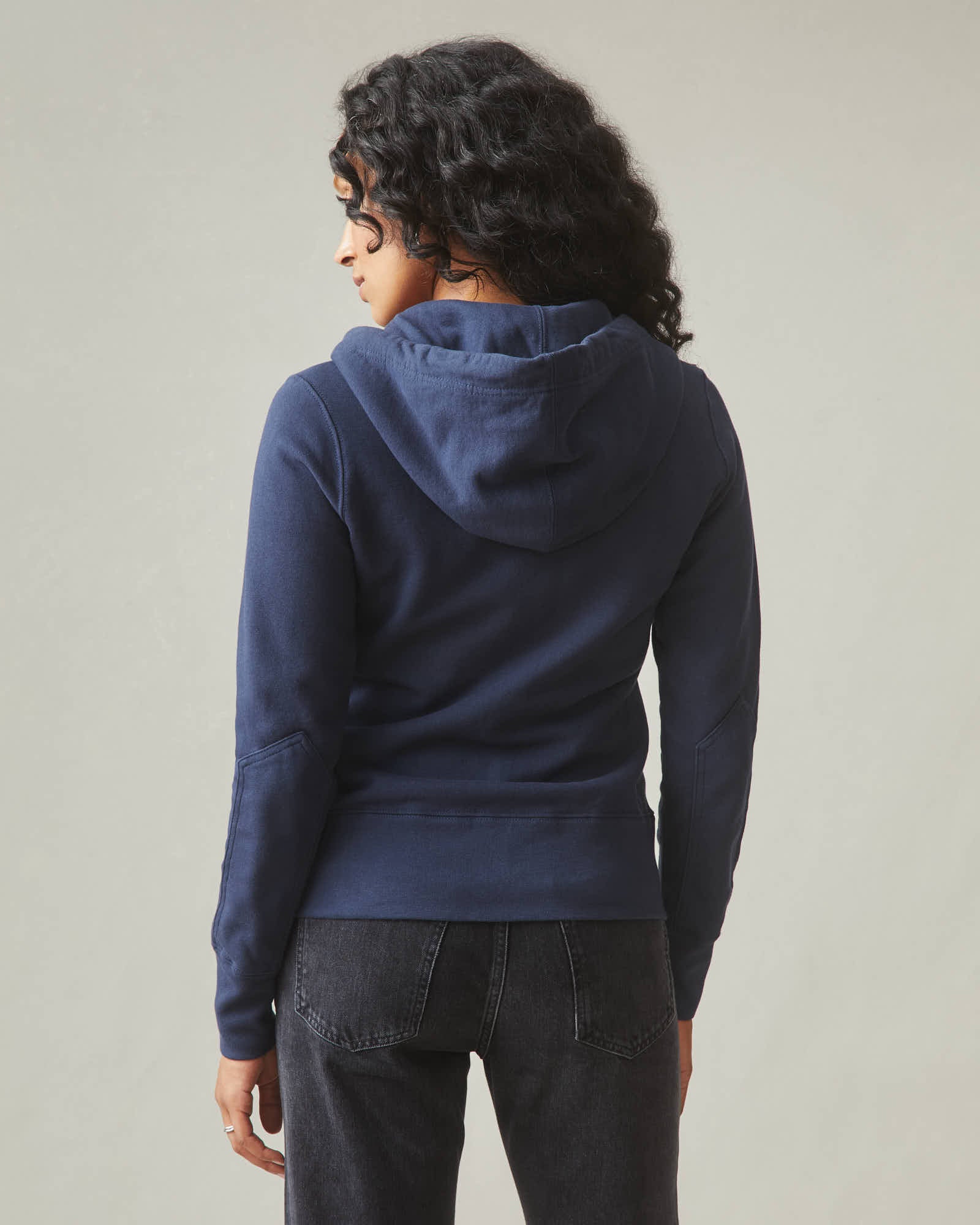 Women's Classic Full Zip - Oxford Blue - Image 3