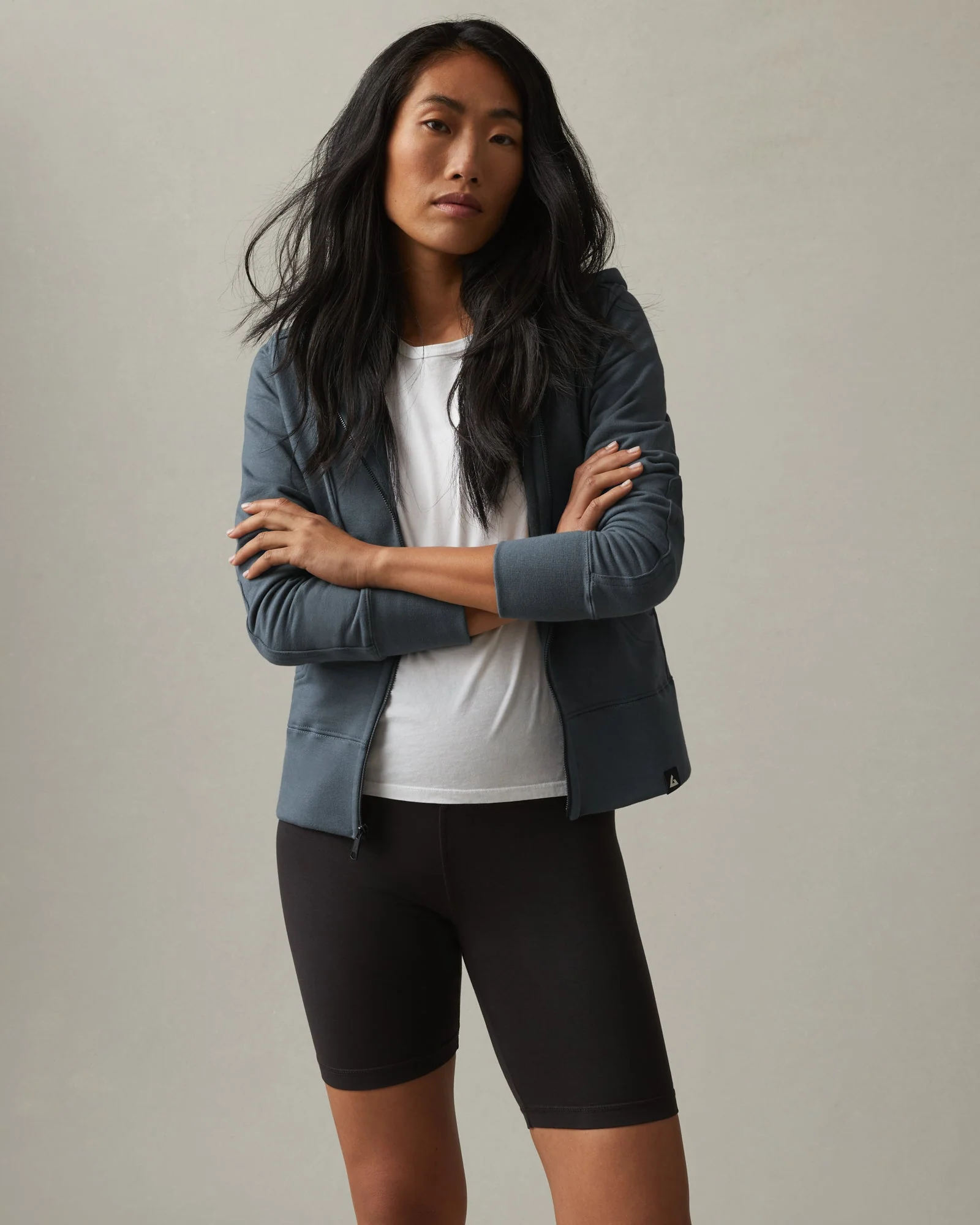 Women's Classic Full Zip - Vintage Indigo - Image 3