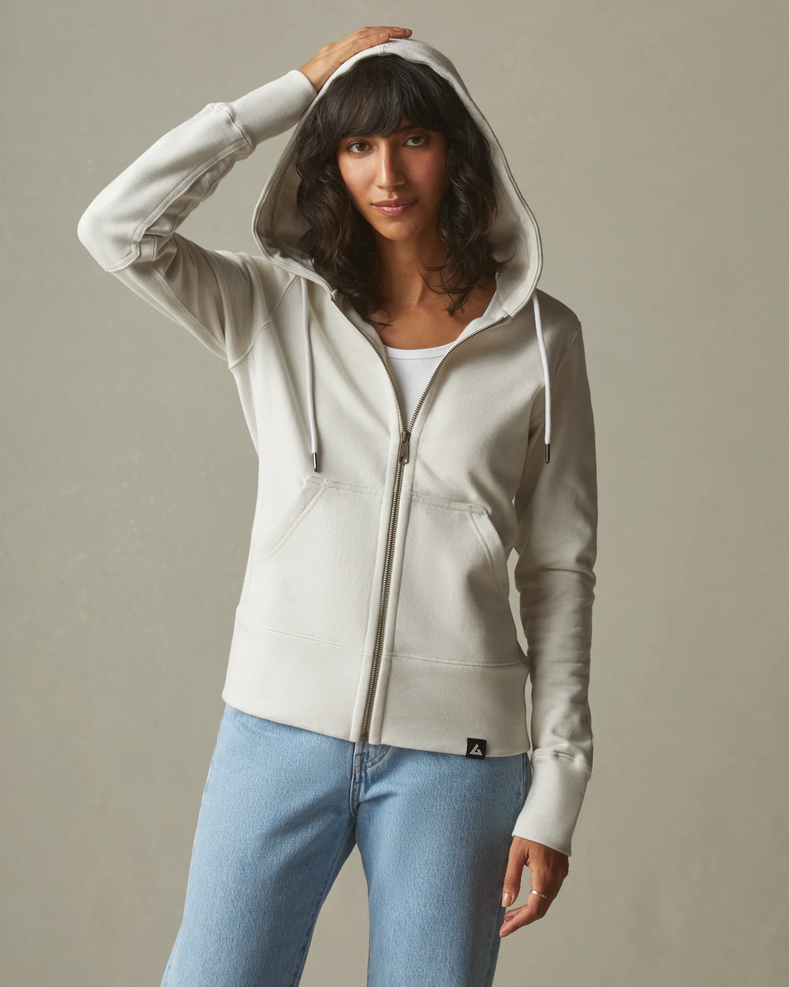 womens-classic-full-zip-white-smoke - Image 4