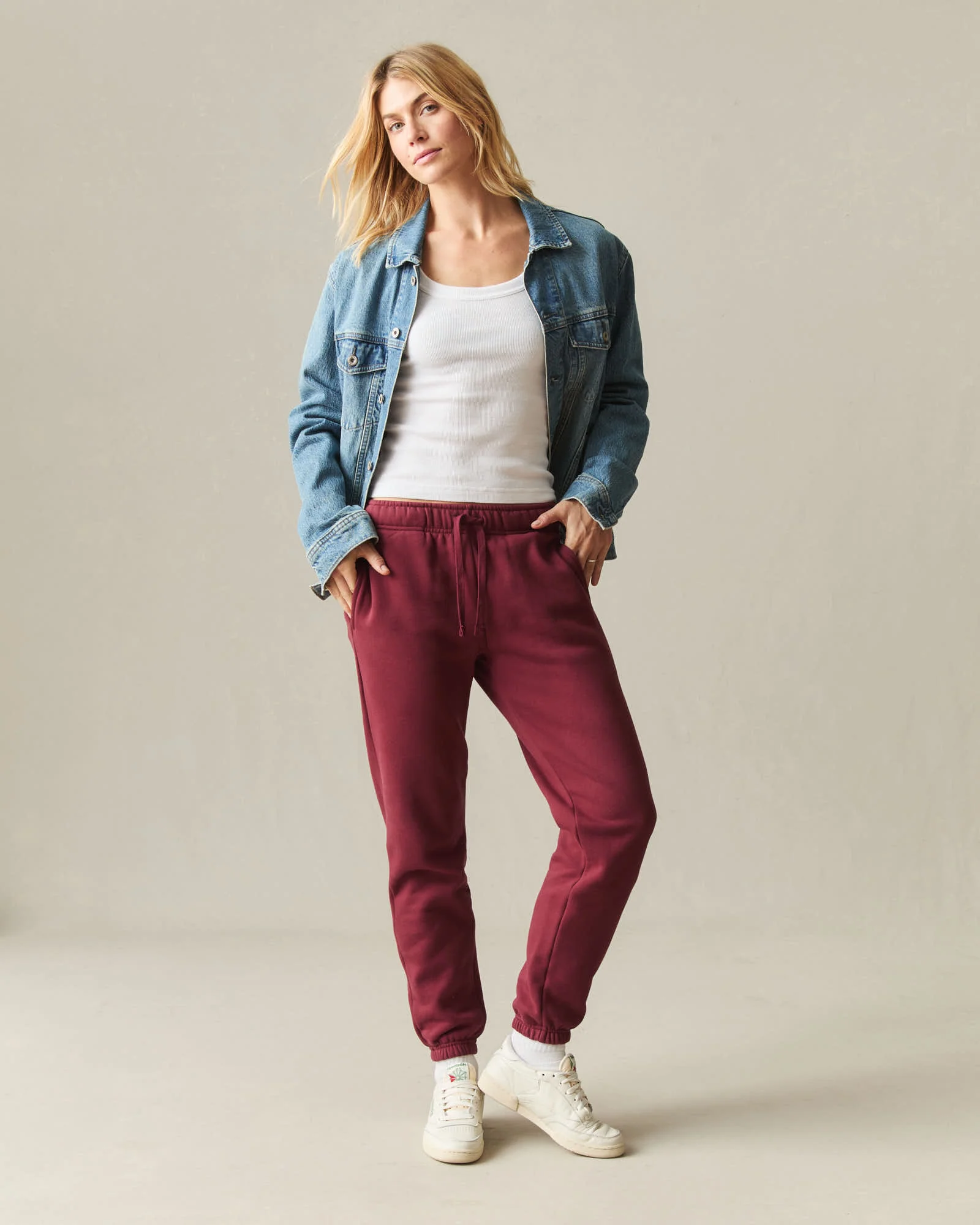 Women's Classic Sweatpant - Pomegranate - Image 5