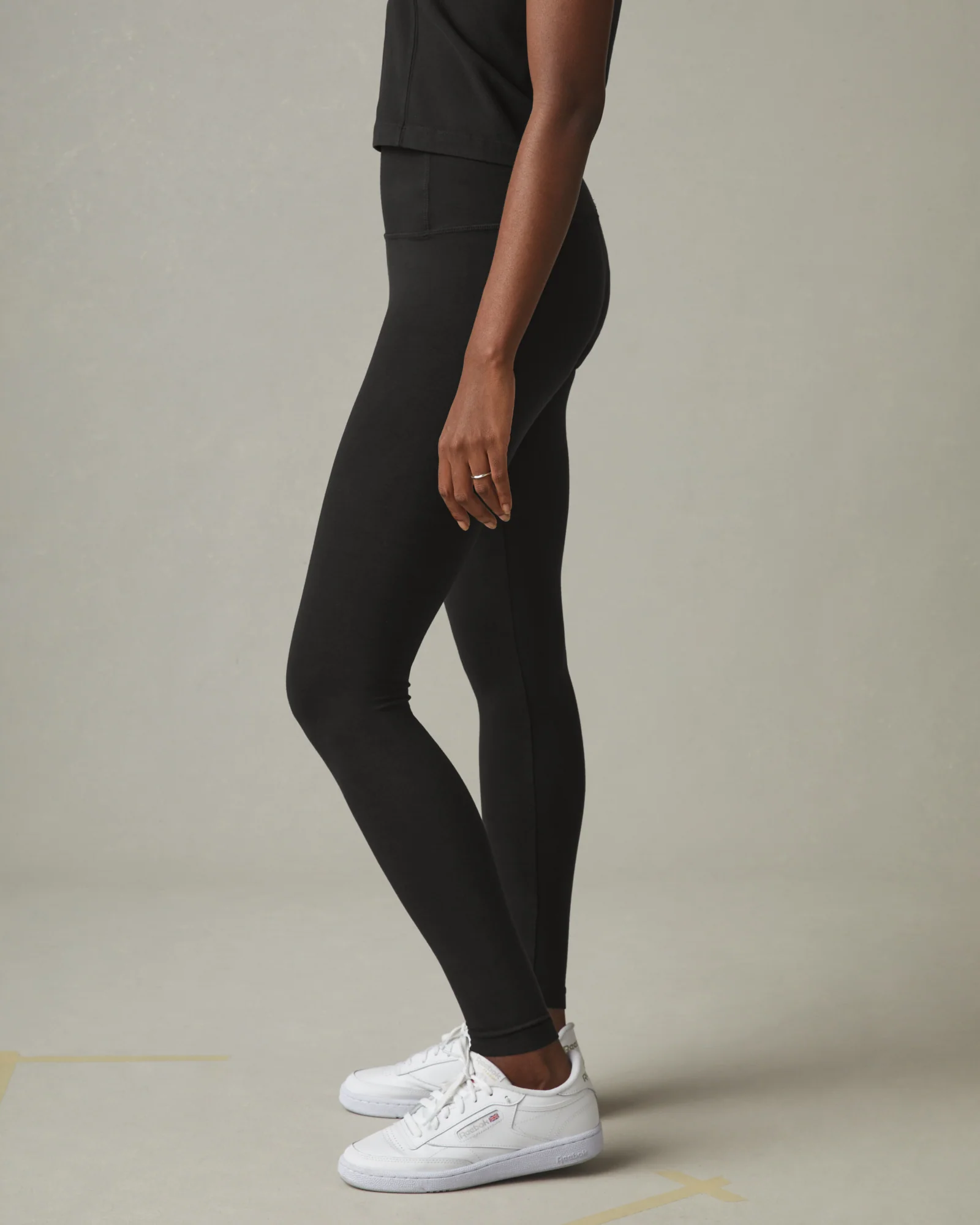 Women's Cotton Stretch Legging - Meteorite - Image 2
