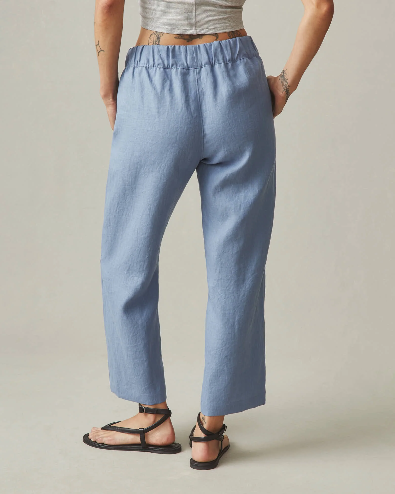 Women's Linen Pant - Beach Horizon - Image 3