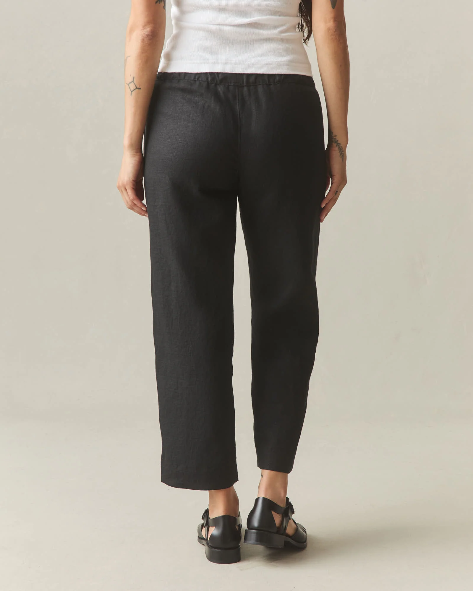 Women's Linen Pant - Meteorite - Image 3
