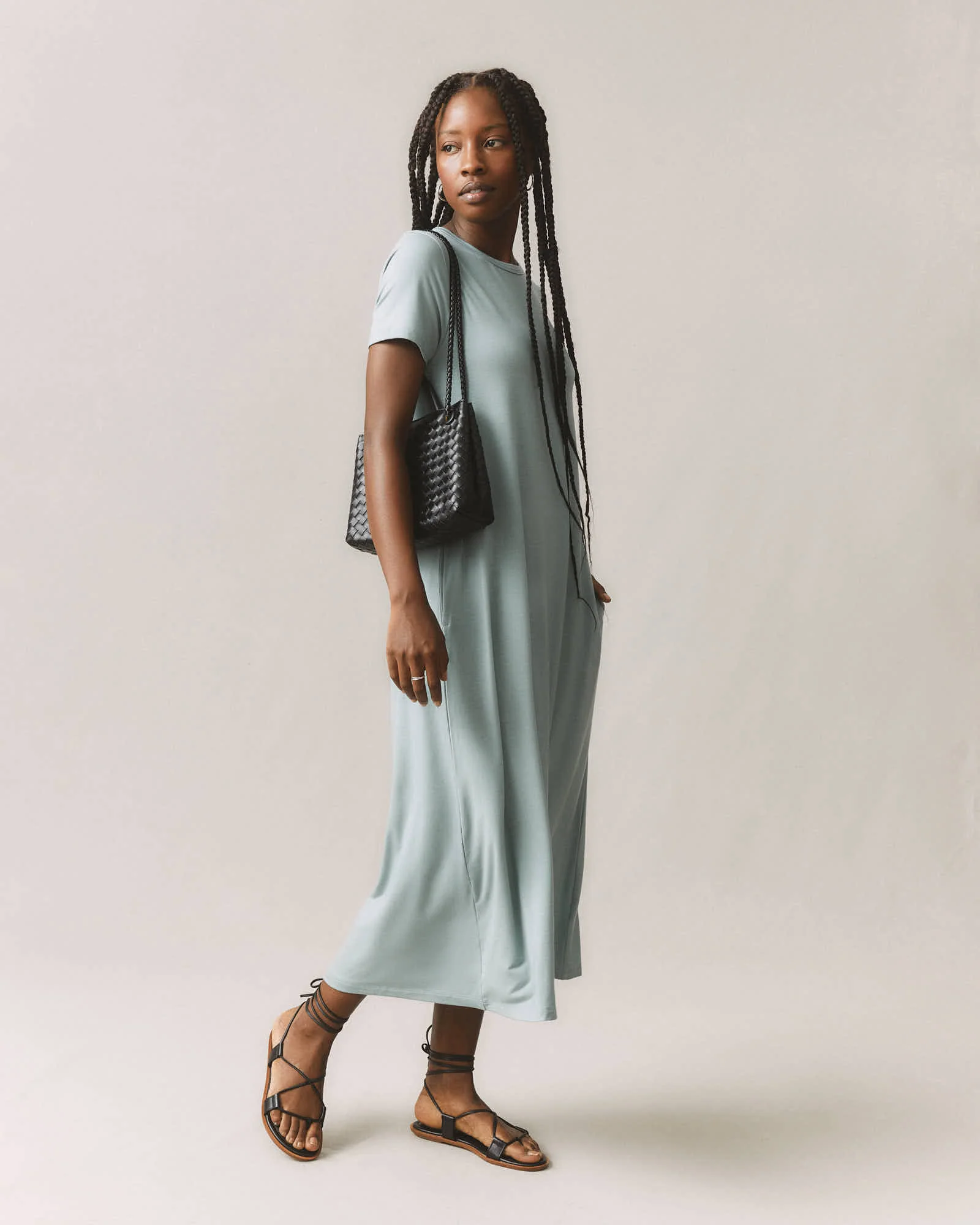 Women's Flex Maxi Dress - Arona Blue - Image 5