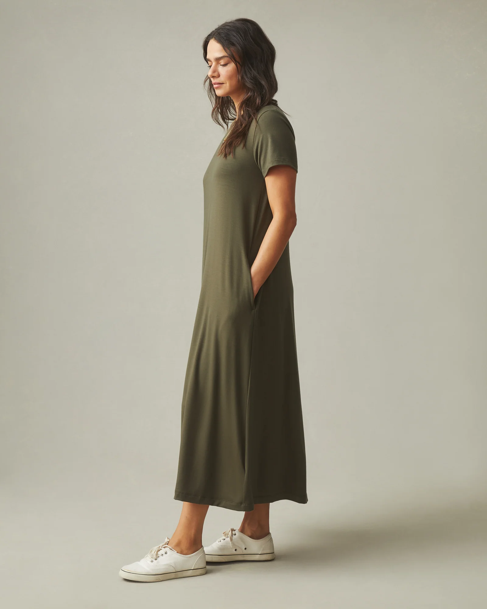 Women's Flex Maxi Dress - Olive - Image 3