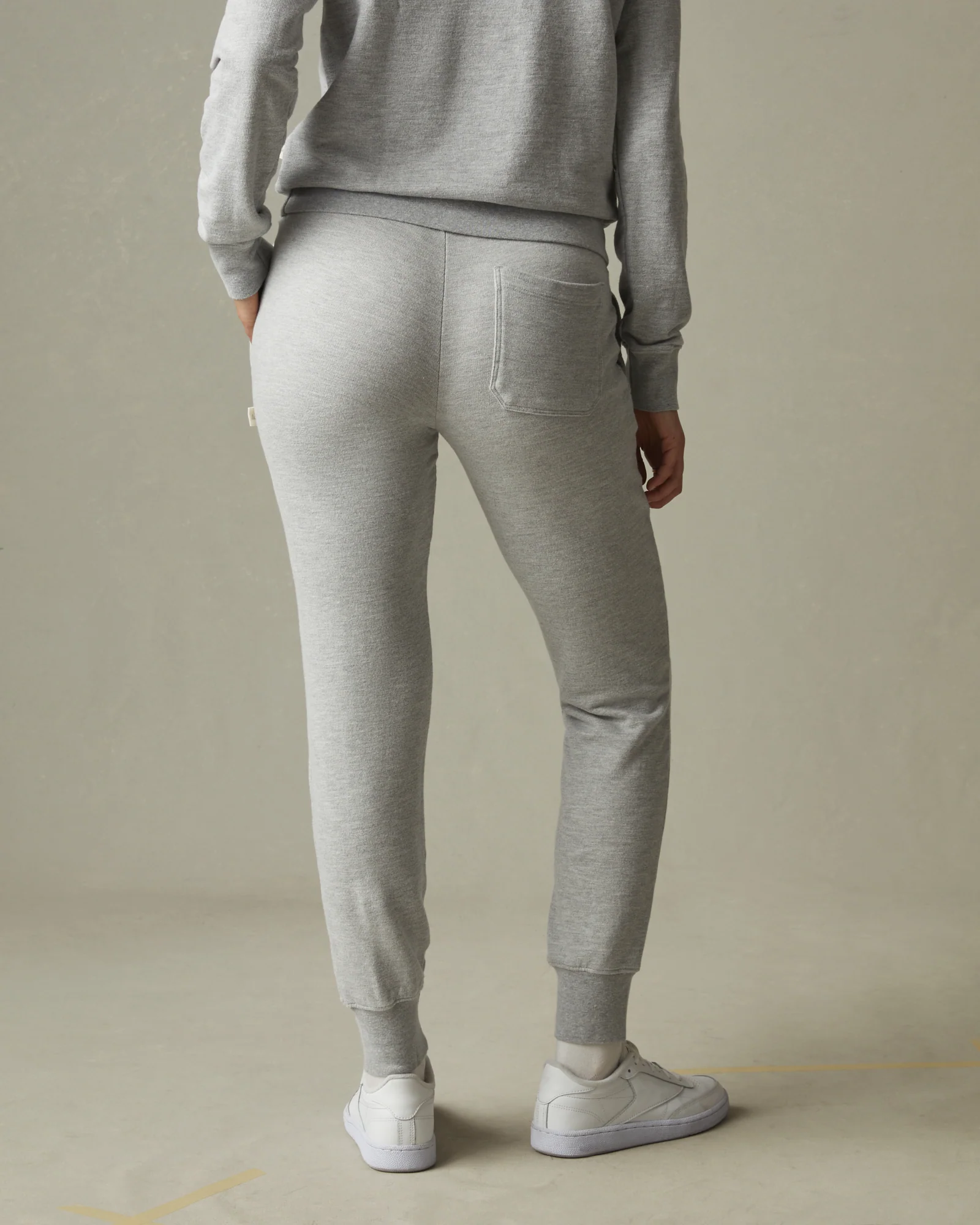 Women's French Terry Jogger - Ash Heather - Image 3