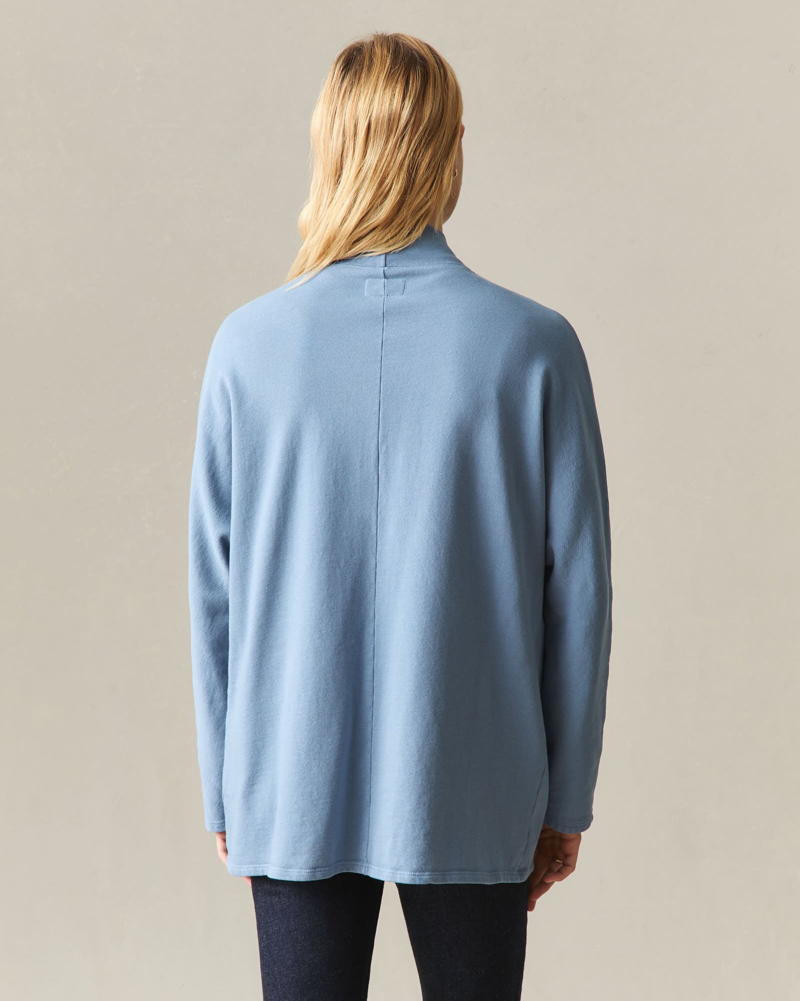 Women's French Terry Cardigan  - Infinity - Image 4
