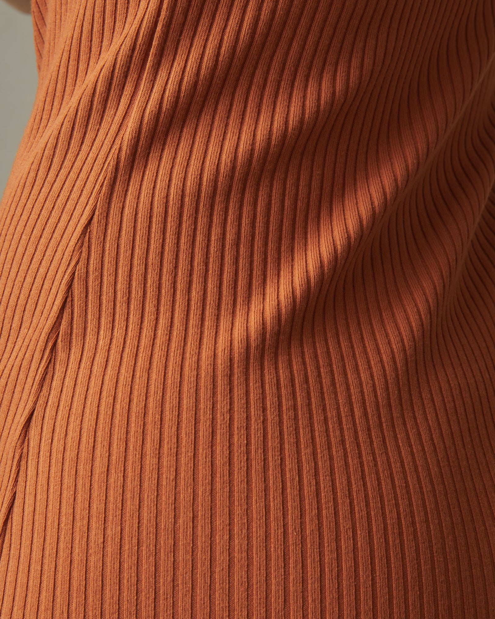 Women's Heavy Rib Dress - Adobe - Image 3